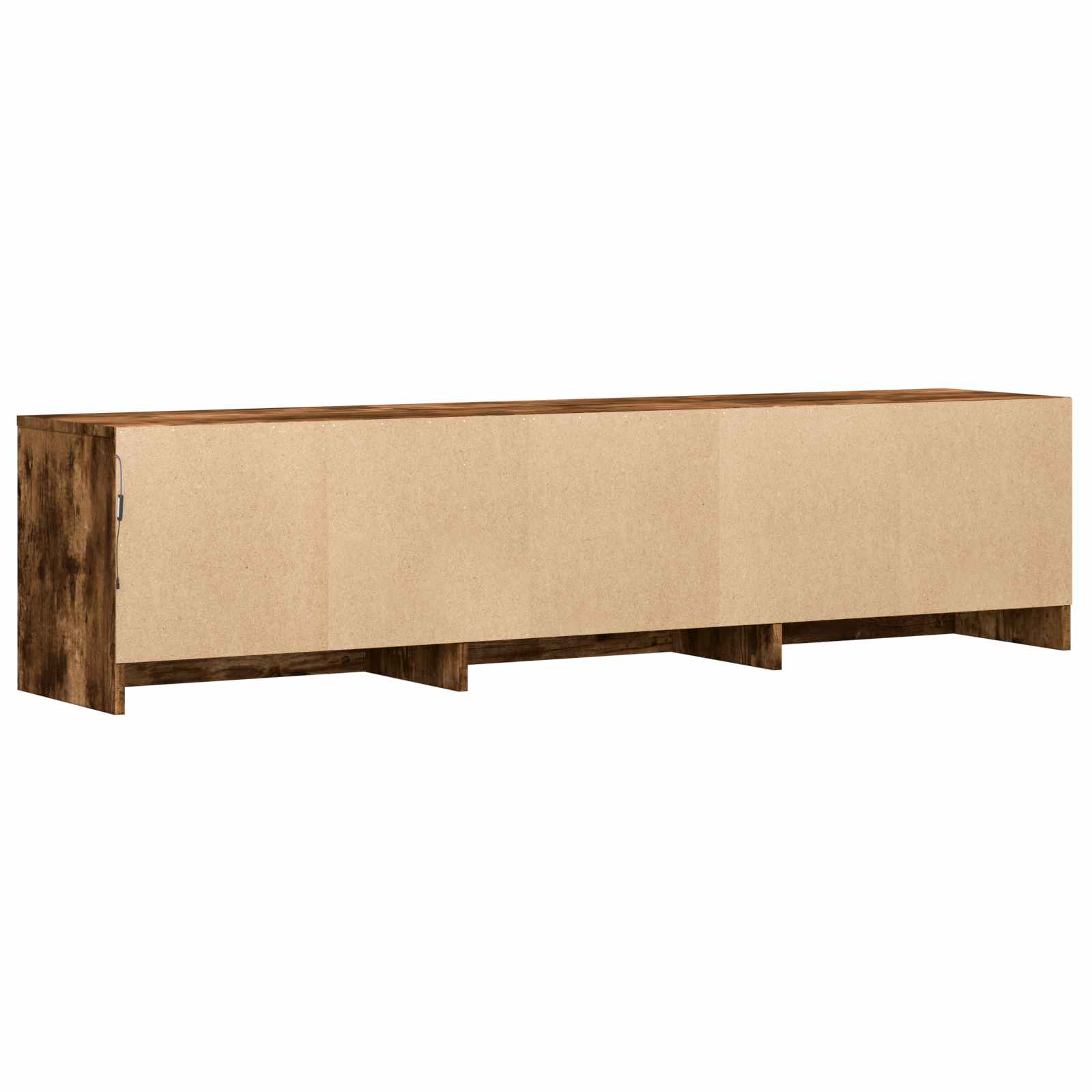 Meuble TV avec LED avec LED Chêne Fumé 165 x 34 x 40 cm - XIOS