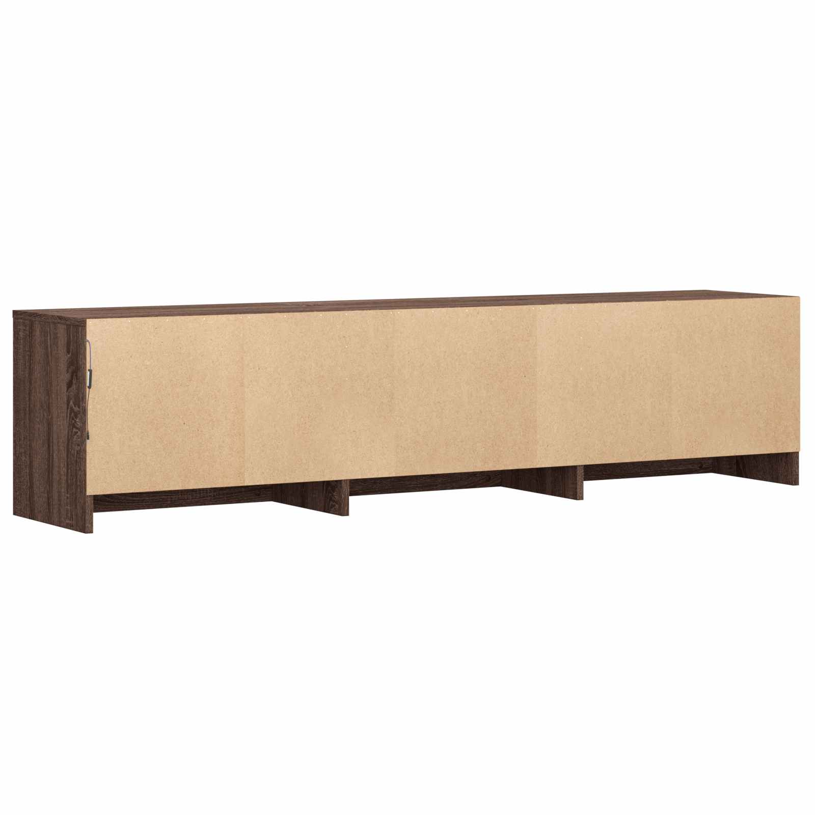 Meuble TV avec LED avec LED Chêne brun 165 x 34 x 40 cm - XIOS