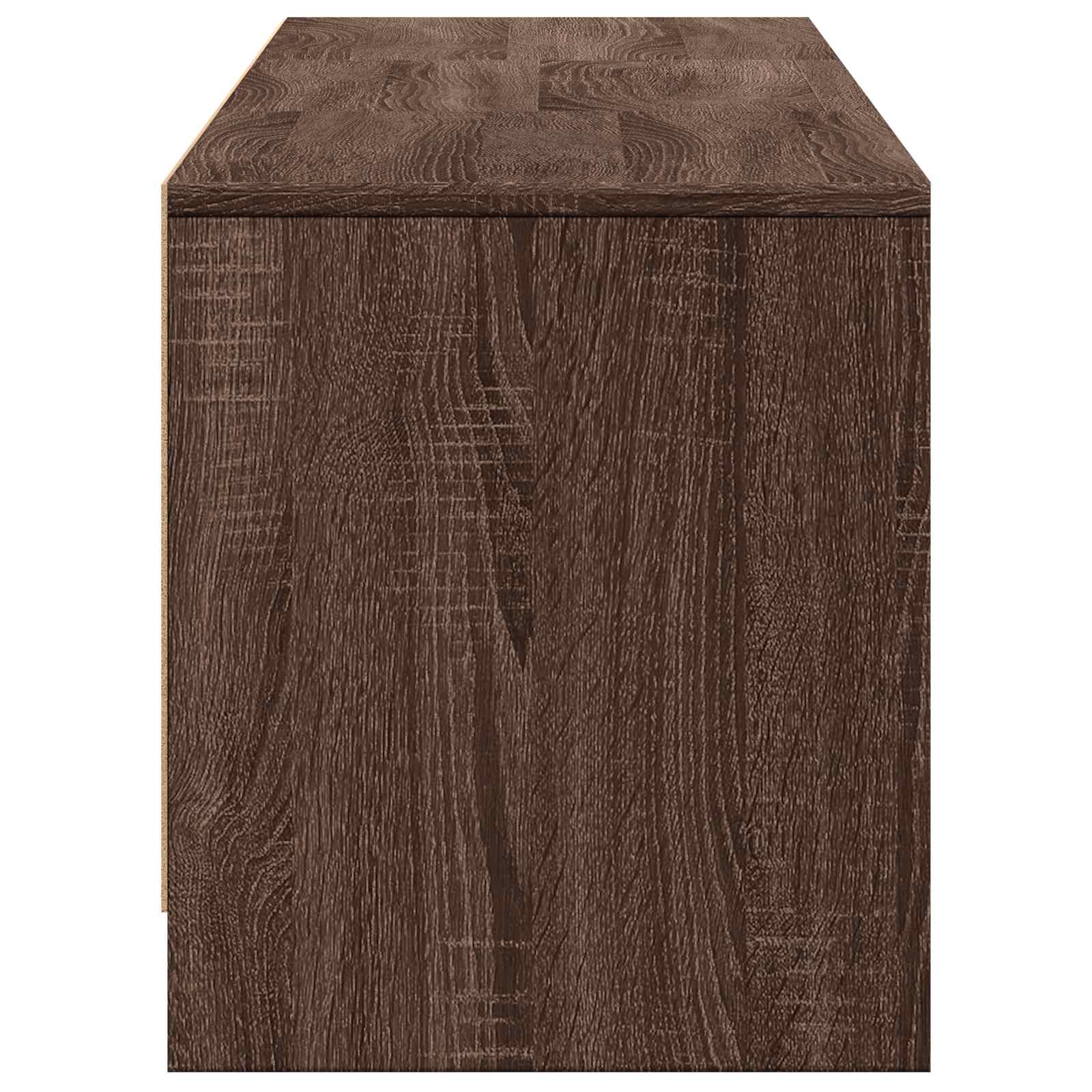 Meuble TV avec LED avec LED Chêne brun 165 x 34 x 40 cm - XIOS