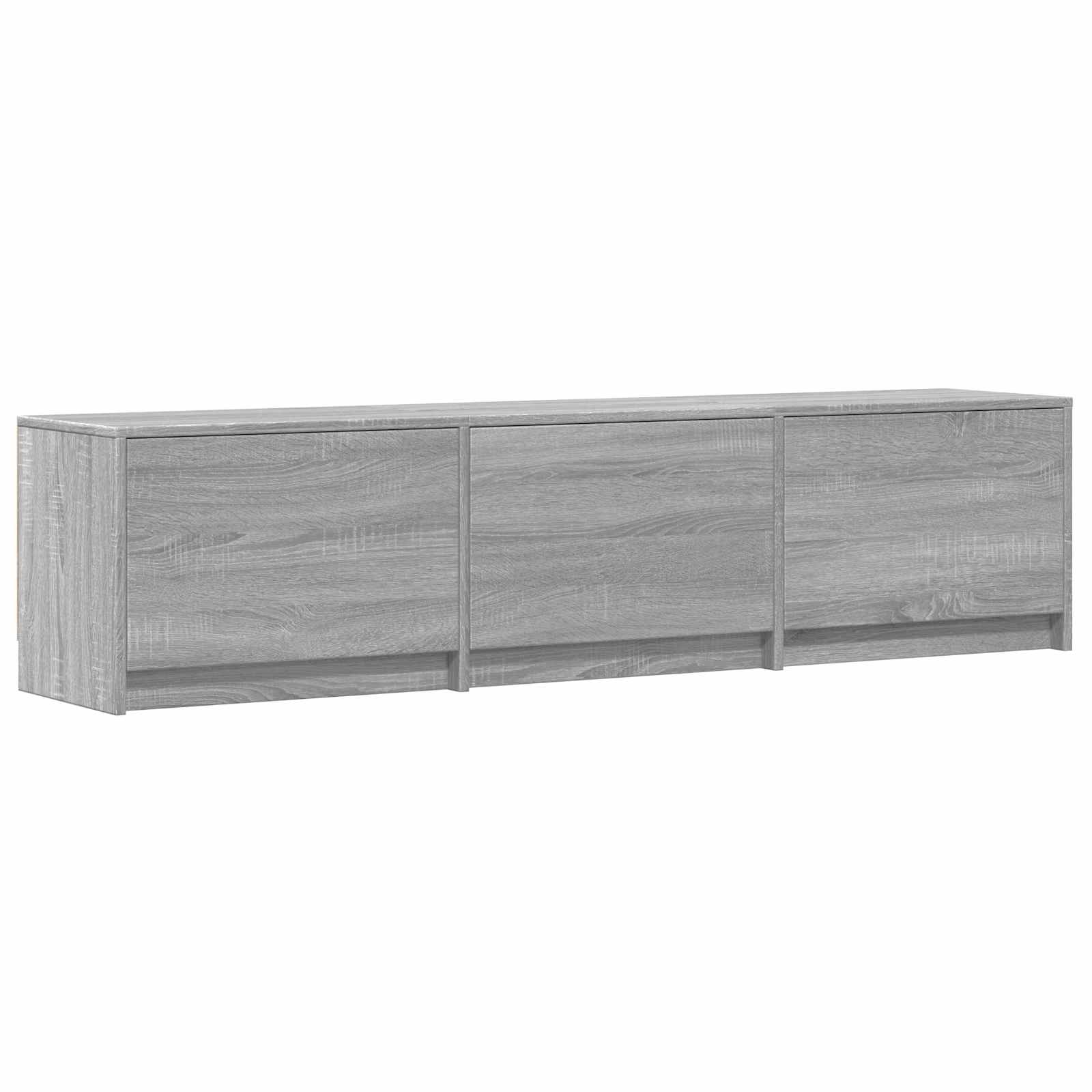 Meuble TV avec LED avec LED Gris Sonoma 165 x 34 x 40 cm - XIOS