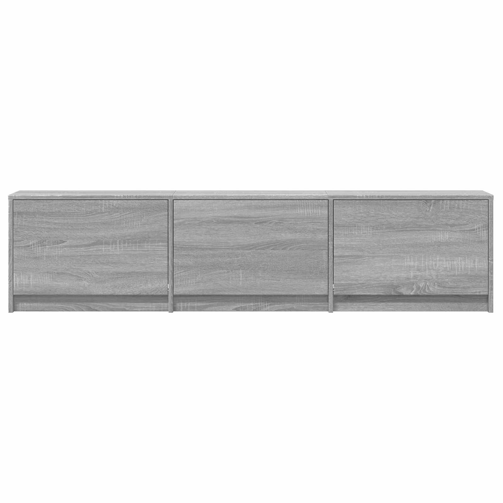 Meuble TV avec LED avec LED Gris Sonoma 165 x 34 x 40 cm - XIOS