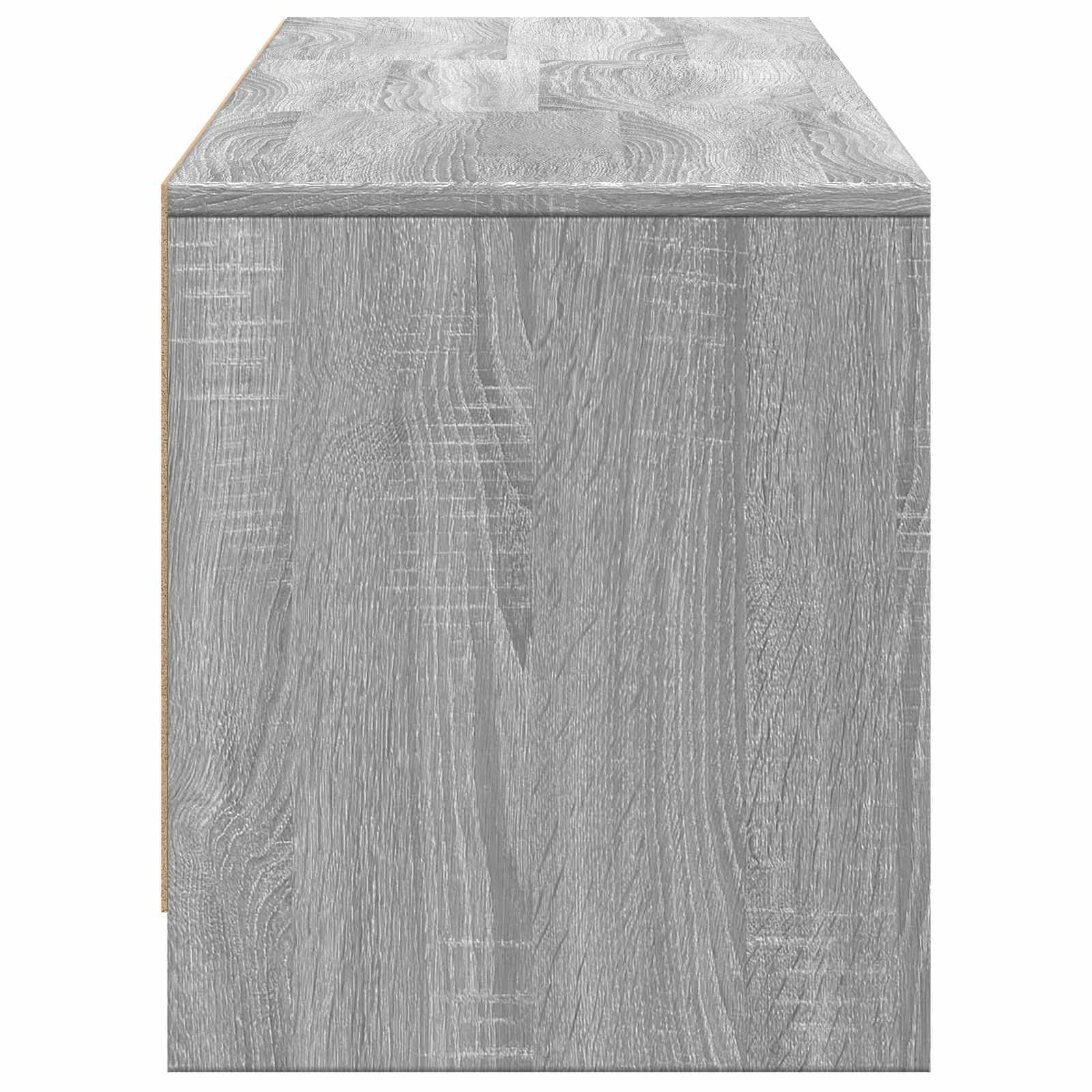 Meuble TV avec LED avec LED Gris Sonoma 165 x 34 x 40 cm - XIOS
