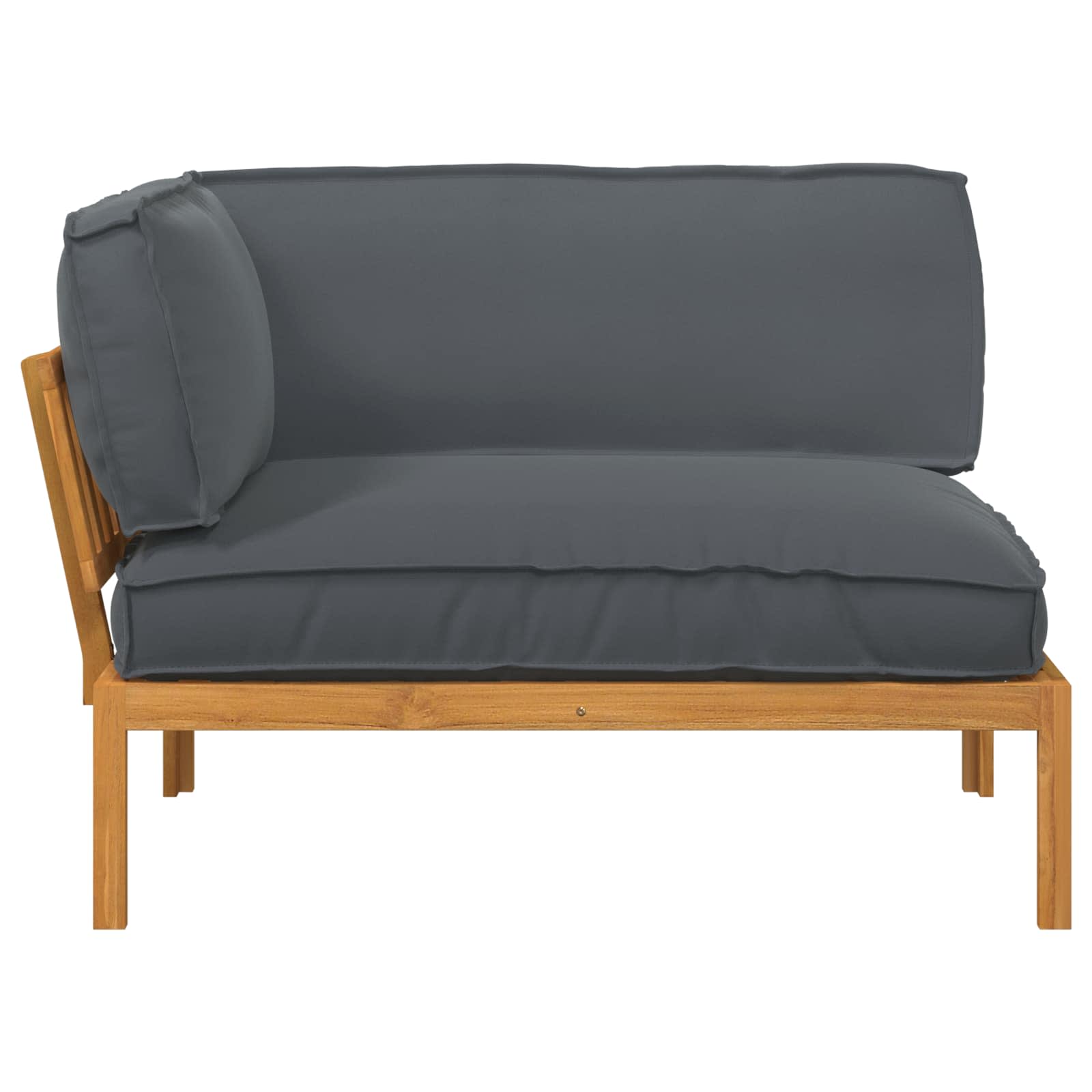 Ensemble de Canapés avec coussin Anthracite 133 x 92 x 69 cm