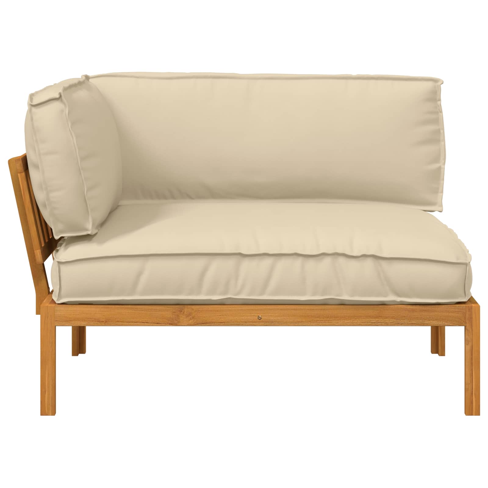 Ensemble de Canapés Beige 133 x 92 x 69 cm Bois d'Acacia Massif