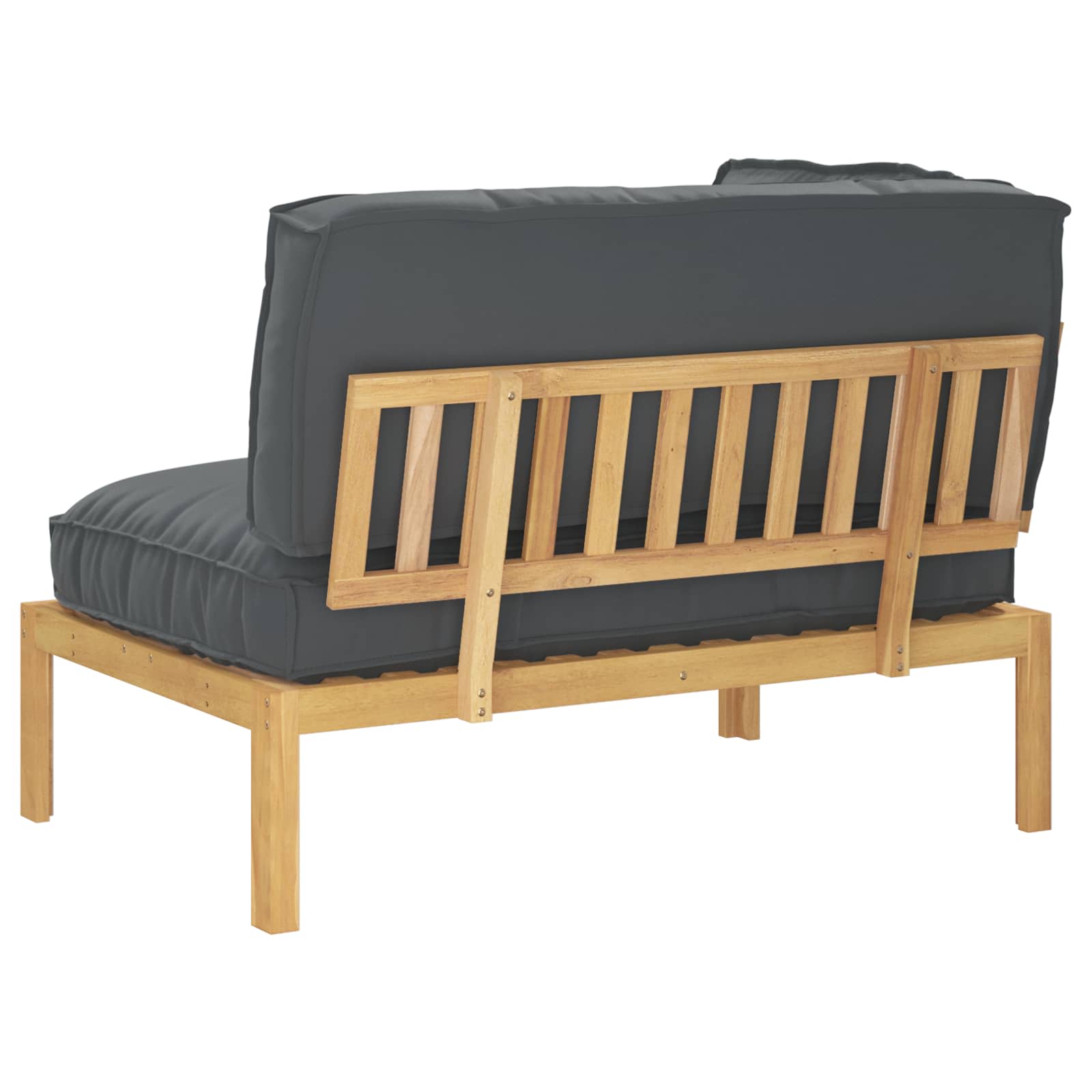Ensemble de Canapés avec coussin Anthracite 133 x 92 x 69 cm