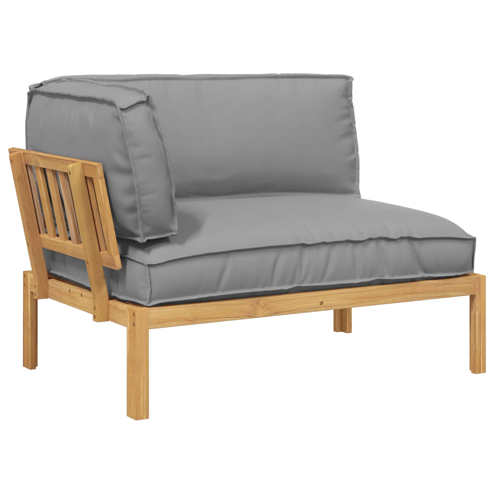 Ensemble de Canapés Gris 133 x 92 x 69 cm Bois d'Acacia Massif