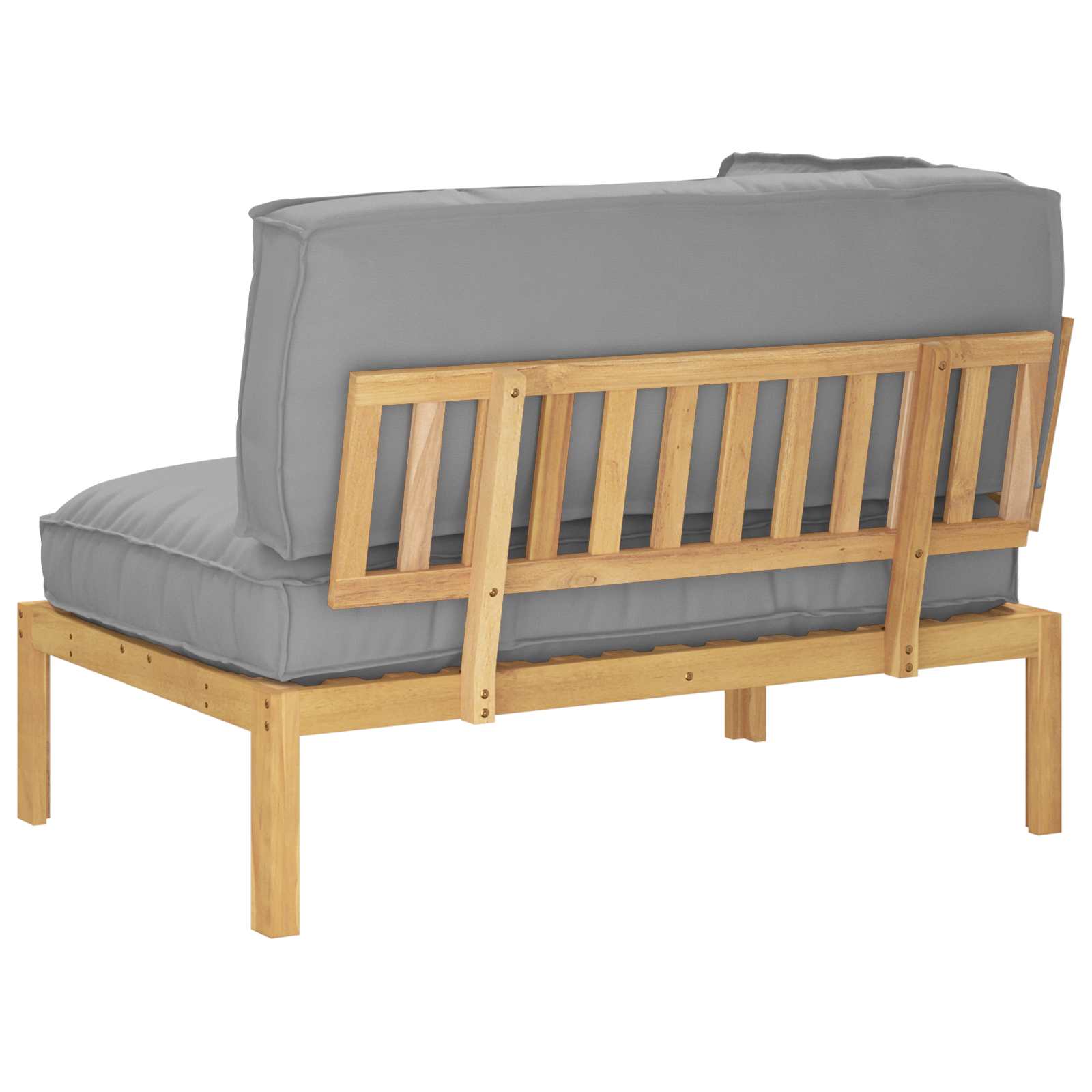 Ensemble de Canapés Gris 133 x 92 x 69 cm Bois d'Acacia Massif