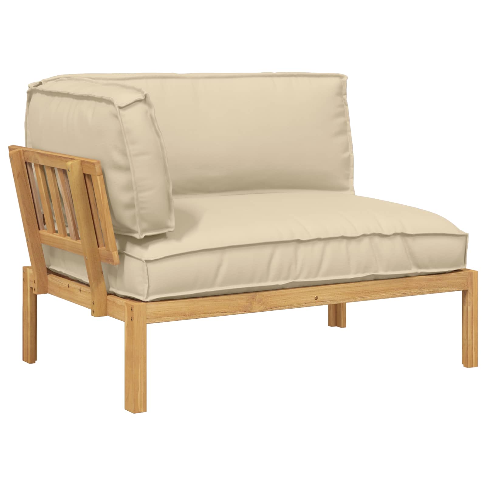 Ensemble de Canapés Beige 133 x 92 x 69 cm Bois d'Acacia Massif