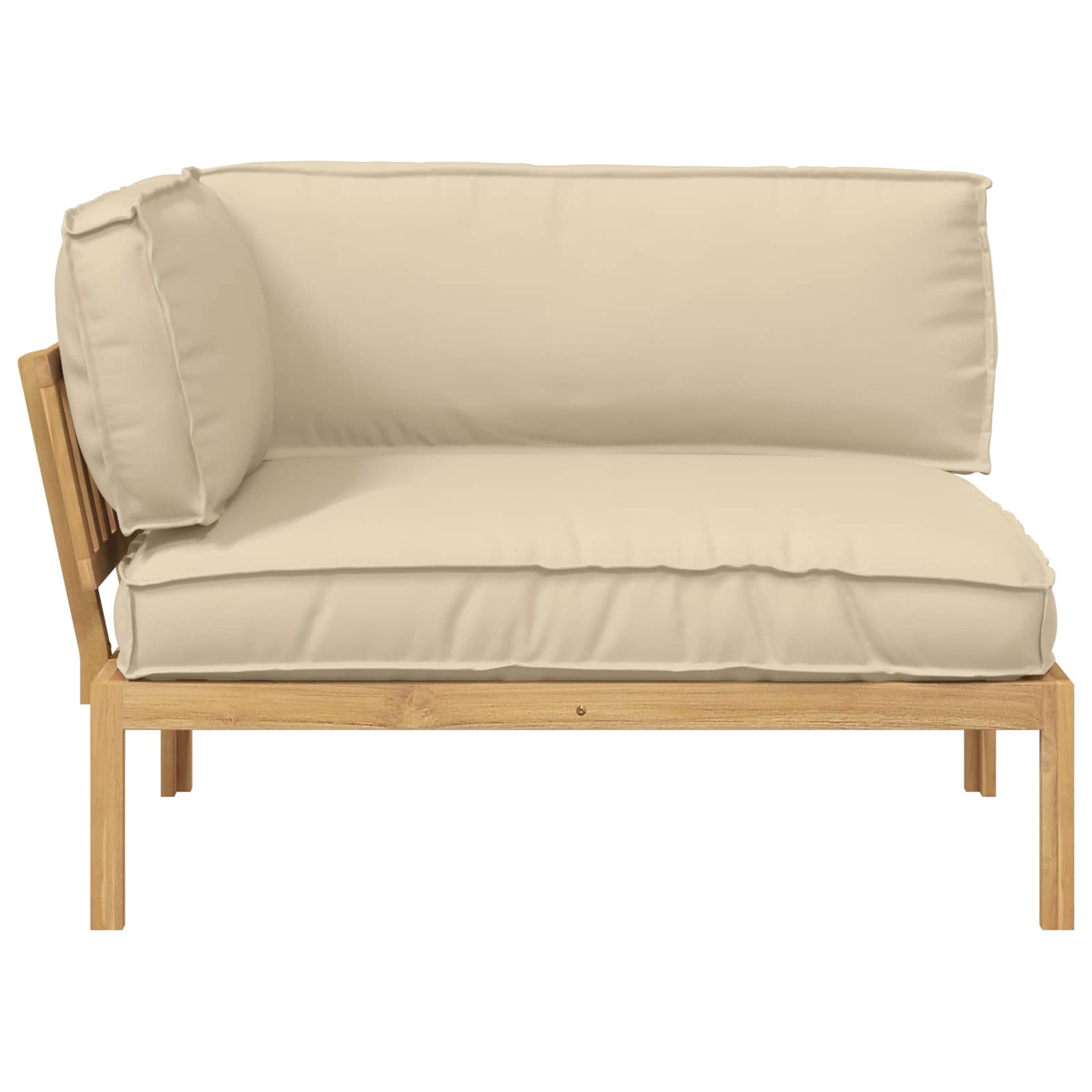 Ensemble de Canapés Beige 133 x 92 x 69 cm Bois d'Acacia Massif