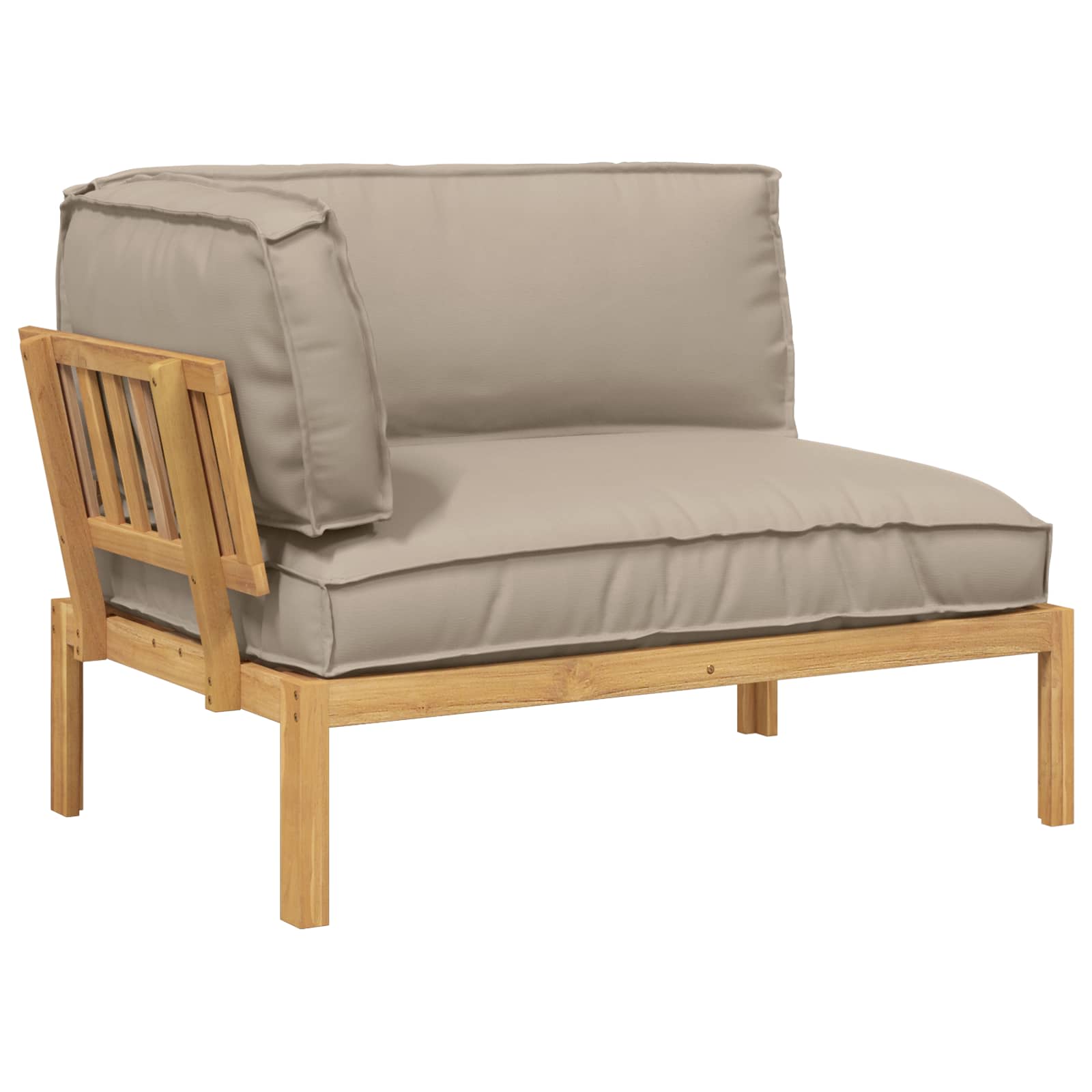 Ensemble de Canapés Taupe 133 x 92 x 69 cm Bois d'Acacia Massif - XIOS