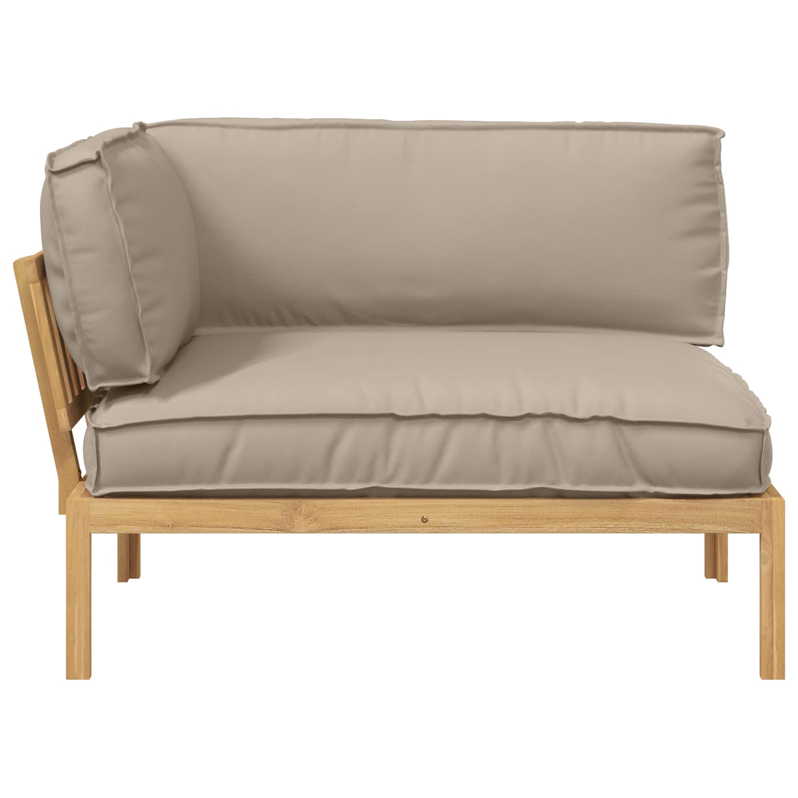 Ensemble de Canapés Taupe 133 x 92 x 69 cm Bois d'Acacia Massif - XIOS