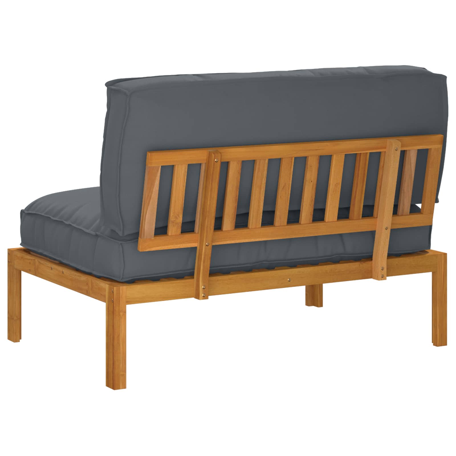 Ensemble de Canapés avec coussin Anthracite 120 x 92 x 69 cm