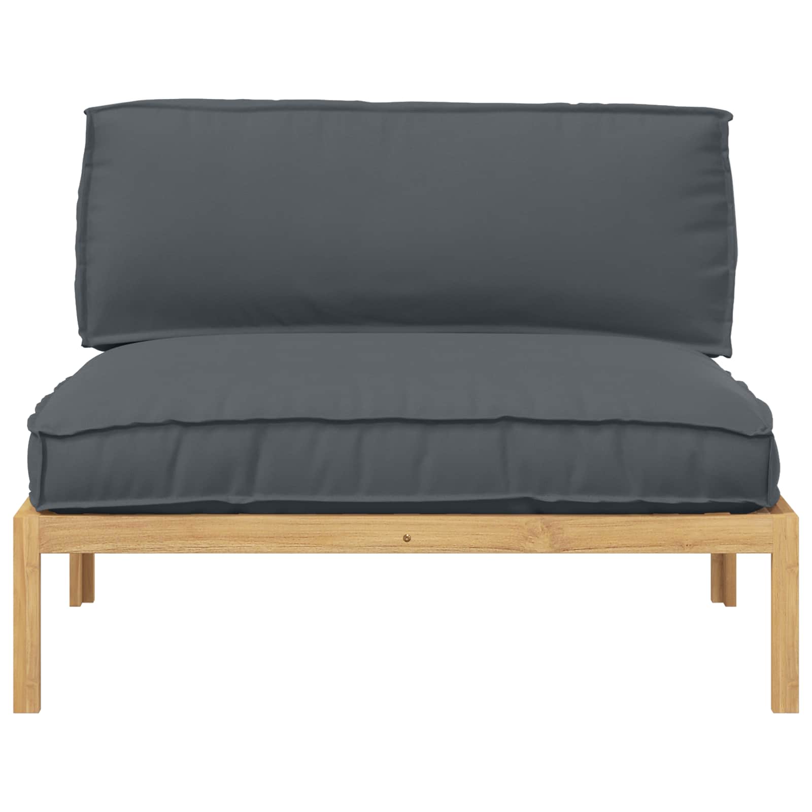 Ensemble de Canapés avec coussin Anthracite 120 x 92 x 69 cm
