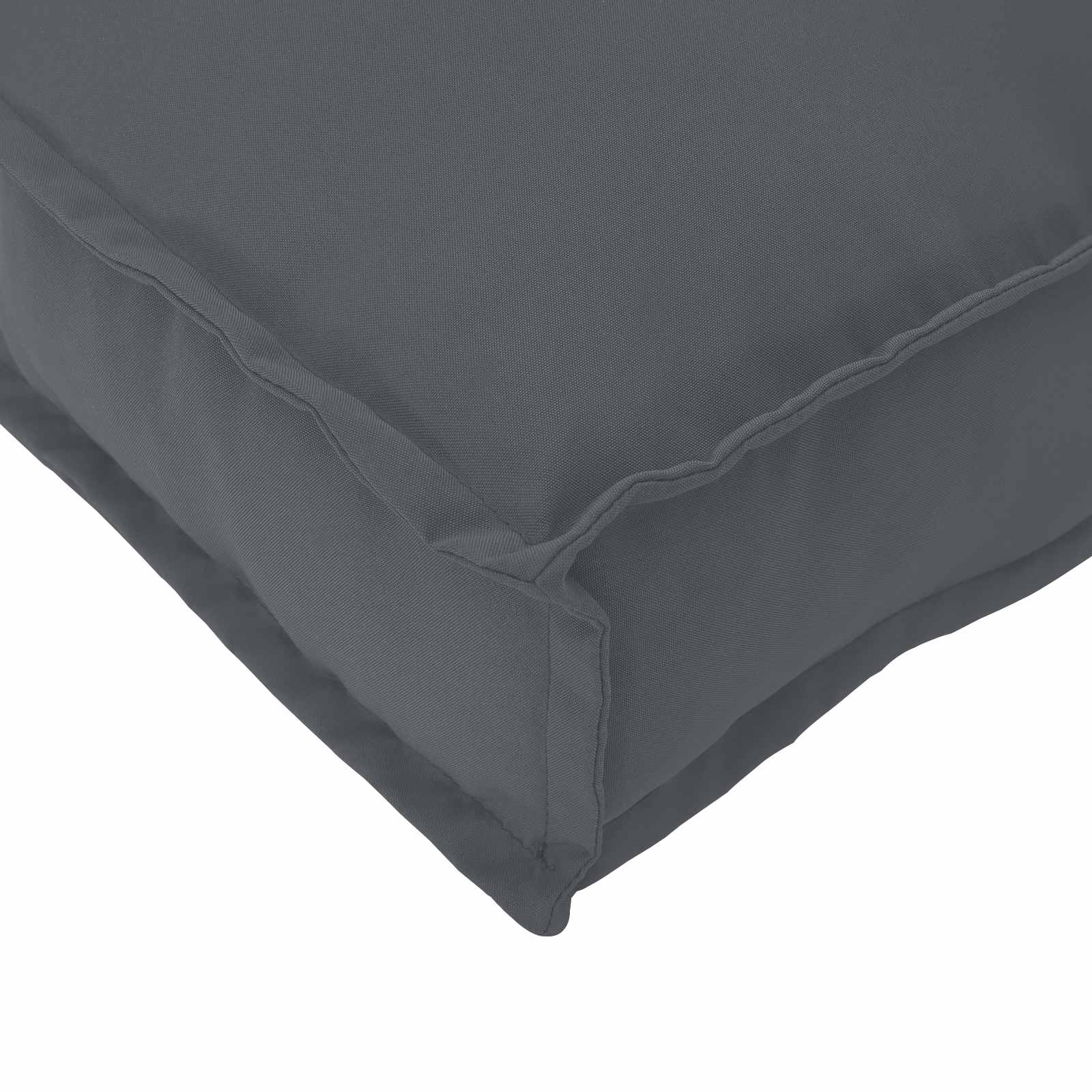 Ensemble de Canapés Uni 2 pcs Anthracite Bois d'Acacia Massif