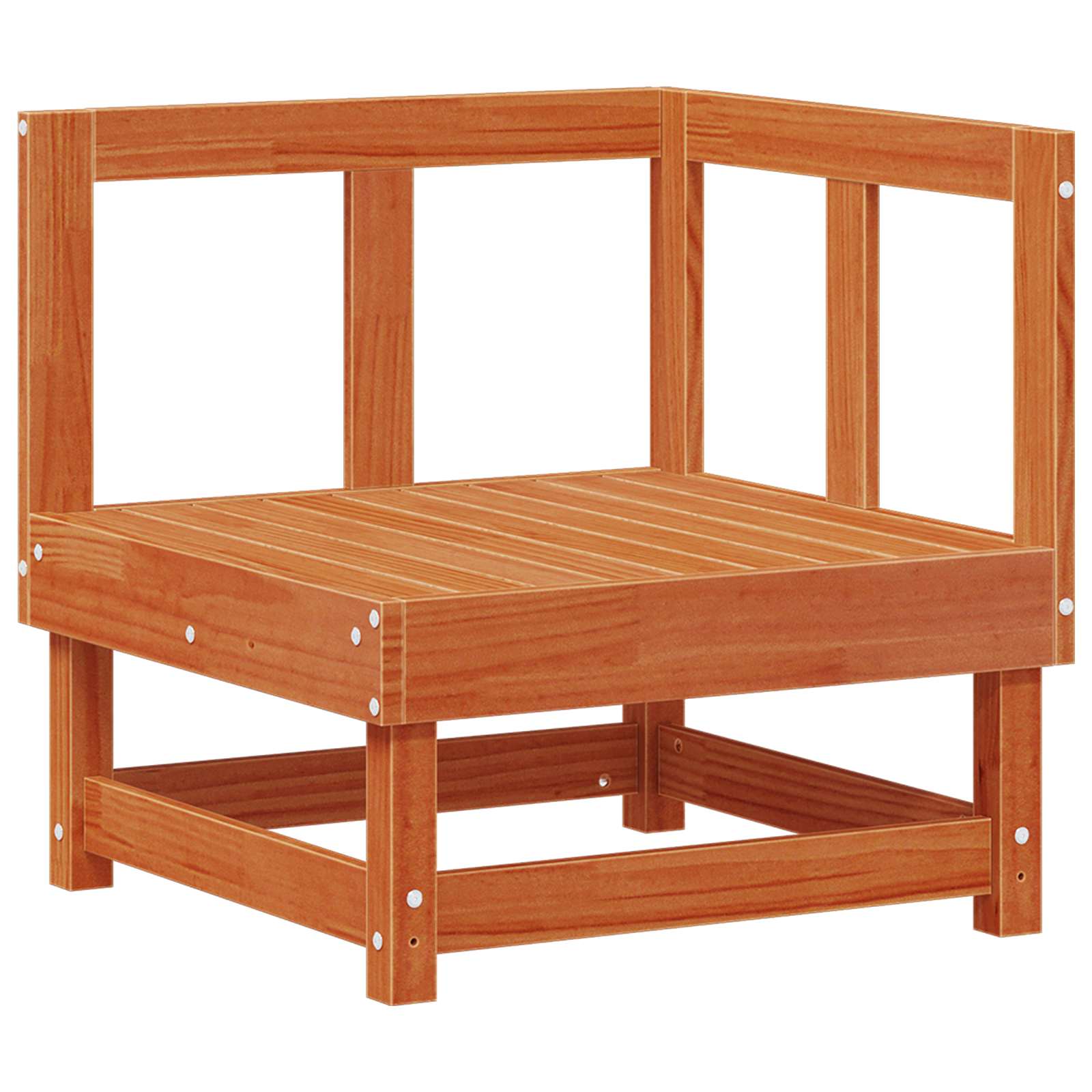Ensemble de salon de jardin 5 pcs Brun Ciré Pin massif - XIOS