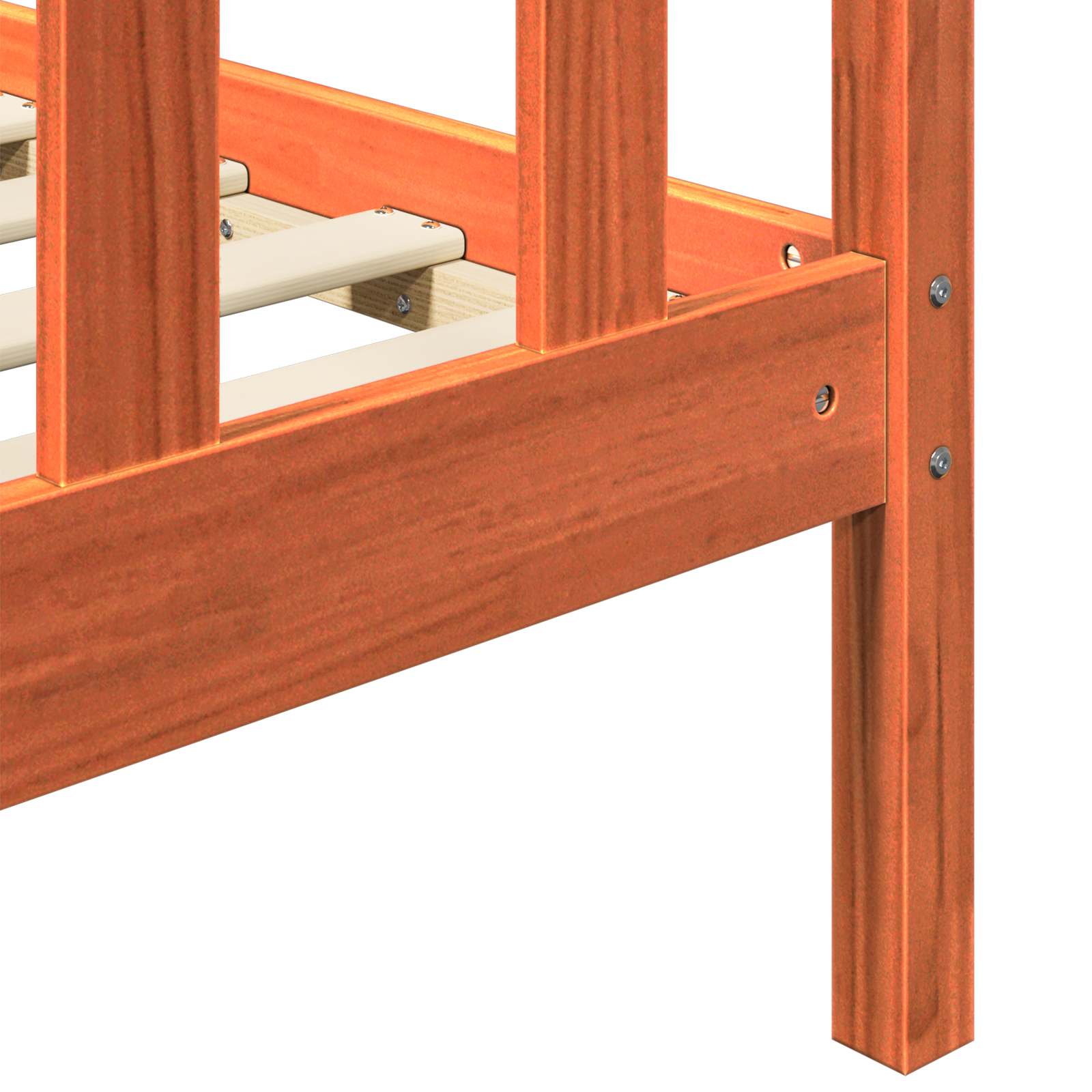 Cadre de lit Cire marron 205,5 x 155,5 x 100 cm - XIOS