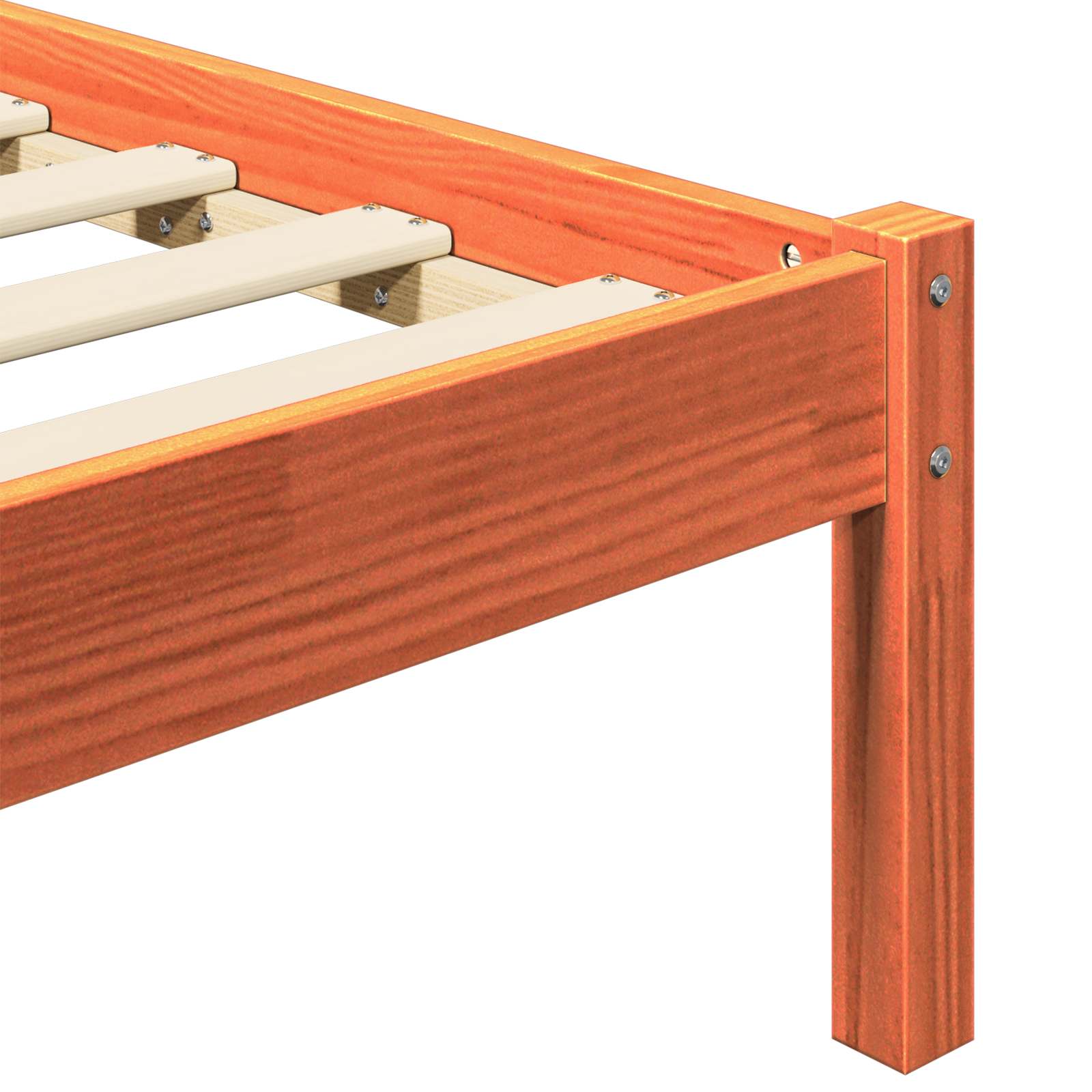 Cadre de lit Cire marron 205,5 x 165,5 x 100 cm - XIOS