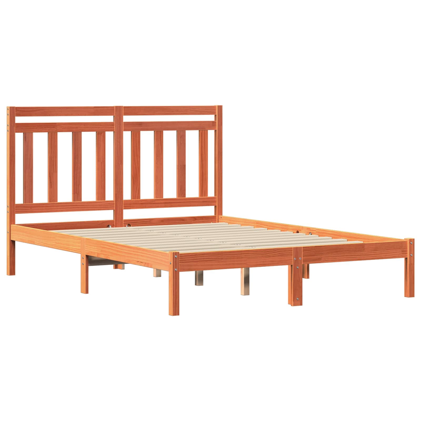 Cadre de lit Cire marron 205,5 x 165,5 x 100 cm - XIOS