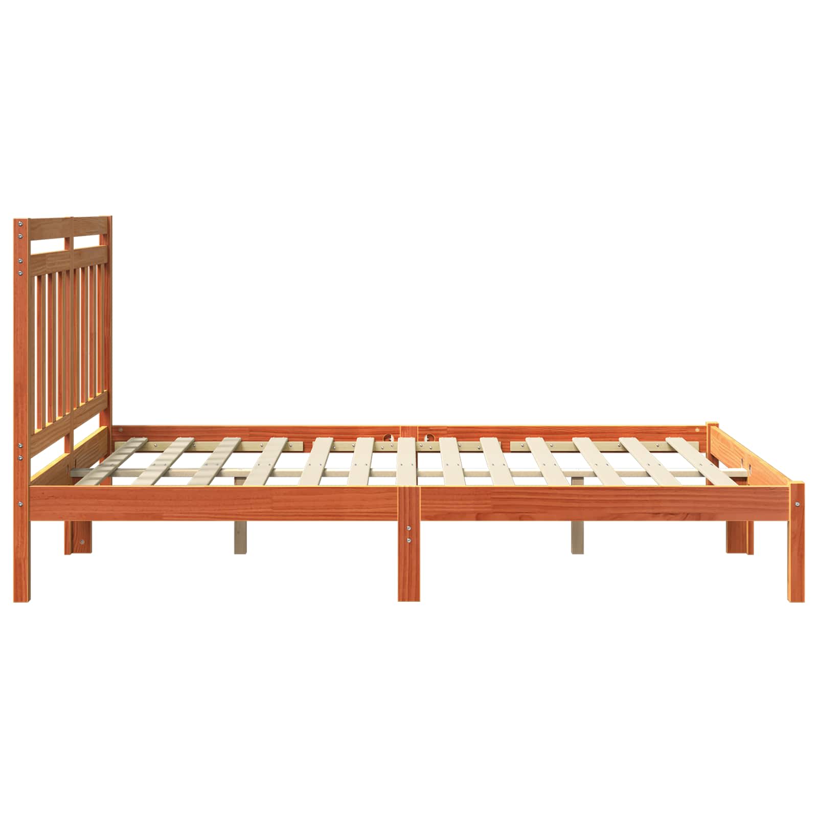 Cadre de lit Cire marron 205,5 x 155,5 x 100 cm - XIOS