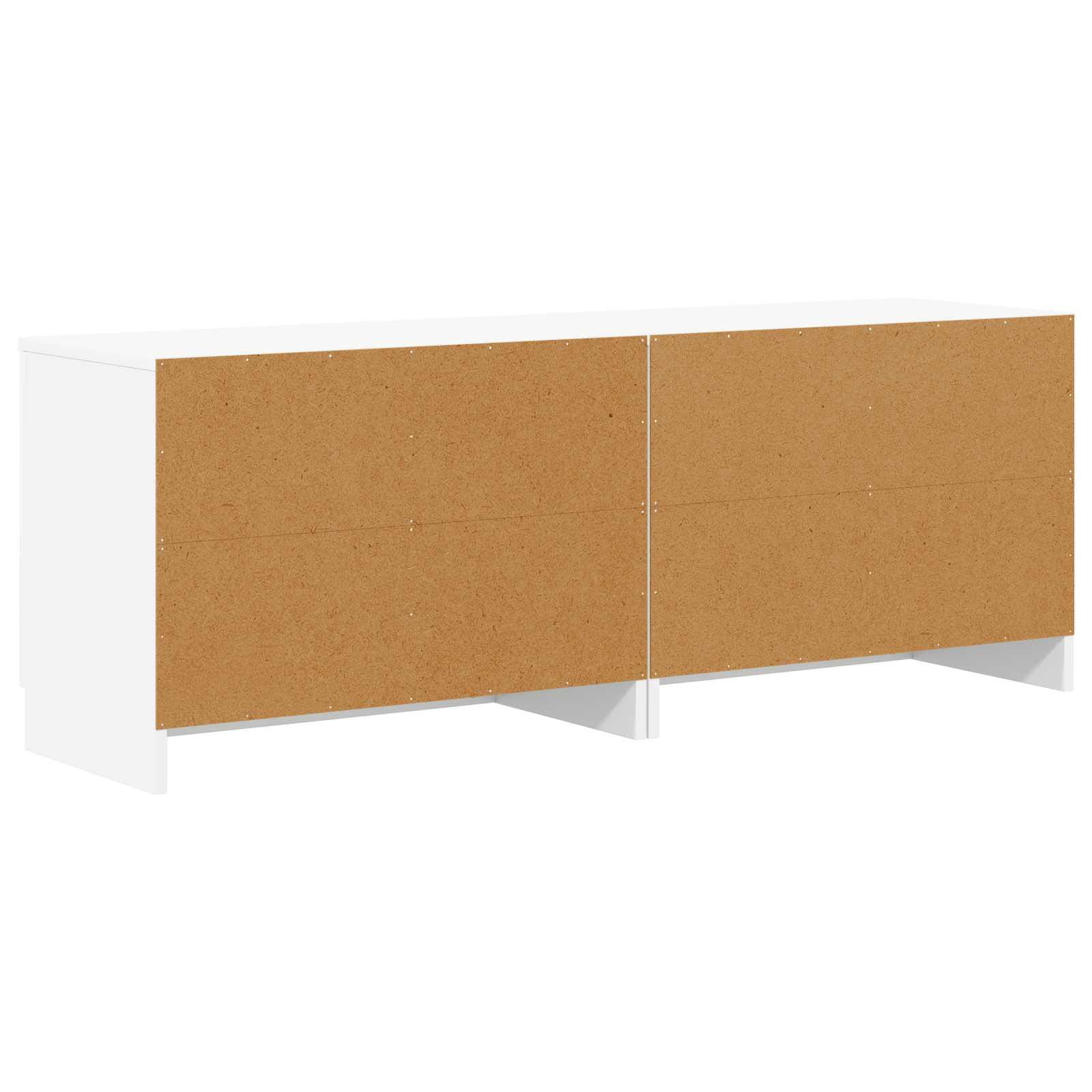 Armoire de lit 2 pcs Blanc 66 x 35 x 48 cm Bois d’ingénierie - XIOS