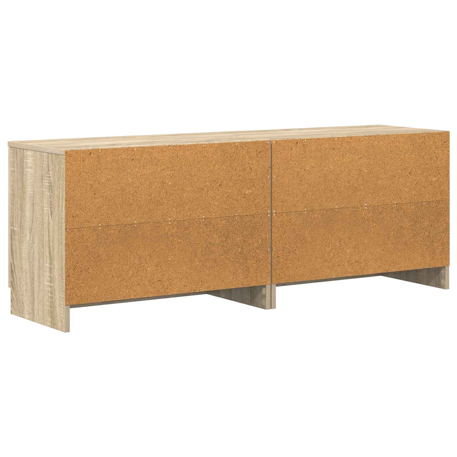 Armoire de lit avec stockage 2 pcs Chêne Sonoma 66 x 35 x 48 cm - XIOS