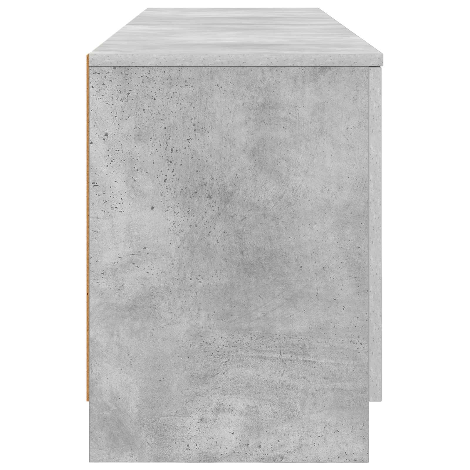 Armoire de lit avec stockage 2 pcs Gris béton 66 x 35 x 48 cm - XIOS