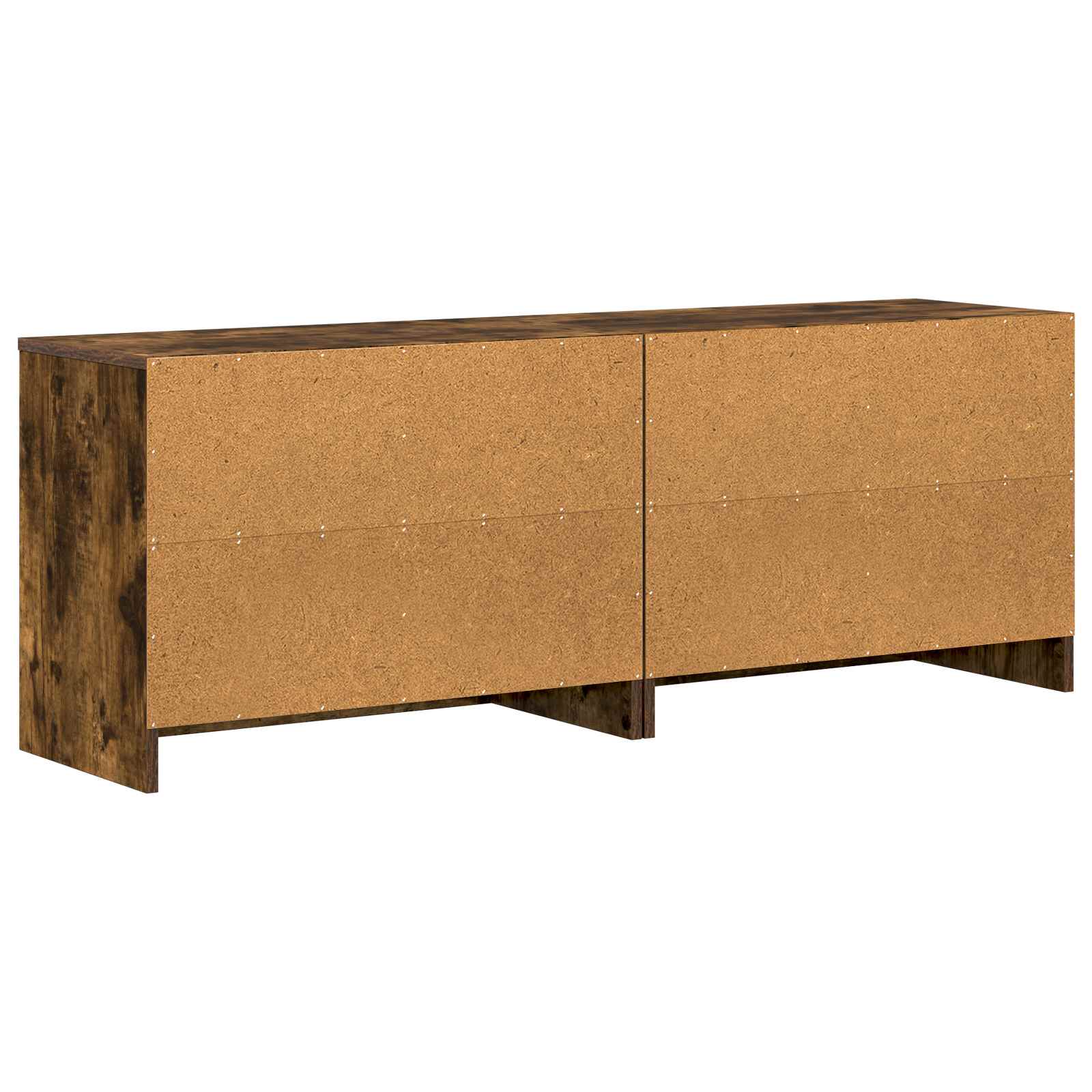 Armoire de lit avec étagère 2 pcs Chêne fumé 66 x 33 x 48 cm - XIOS