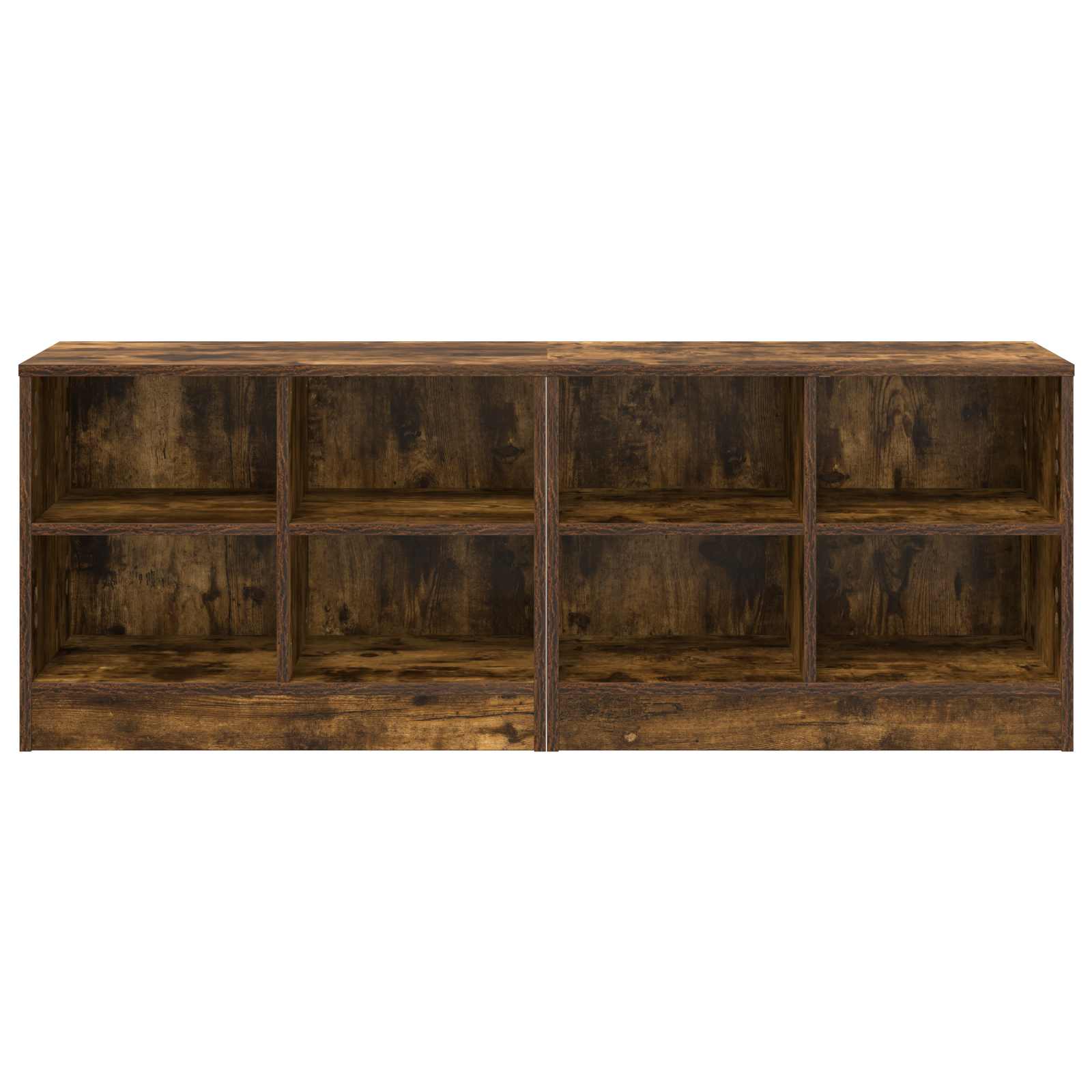Armoire de lit avec étagère 2 pcs Chêne fumé 66 x 33 x 48 cm - XIOS