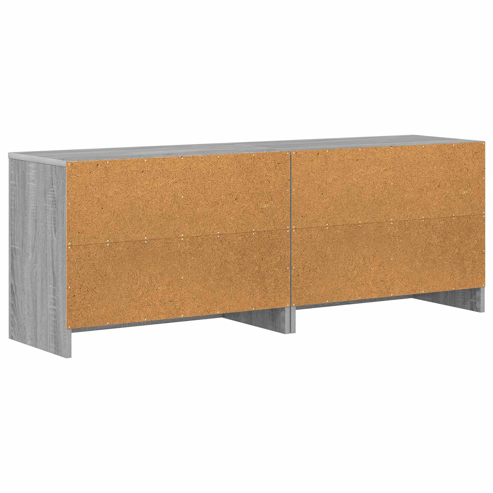 Armoire de lit avec étagère 2 pcs Sonoma gris 66 x 33 x 48 cm - XIOS