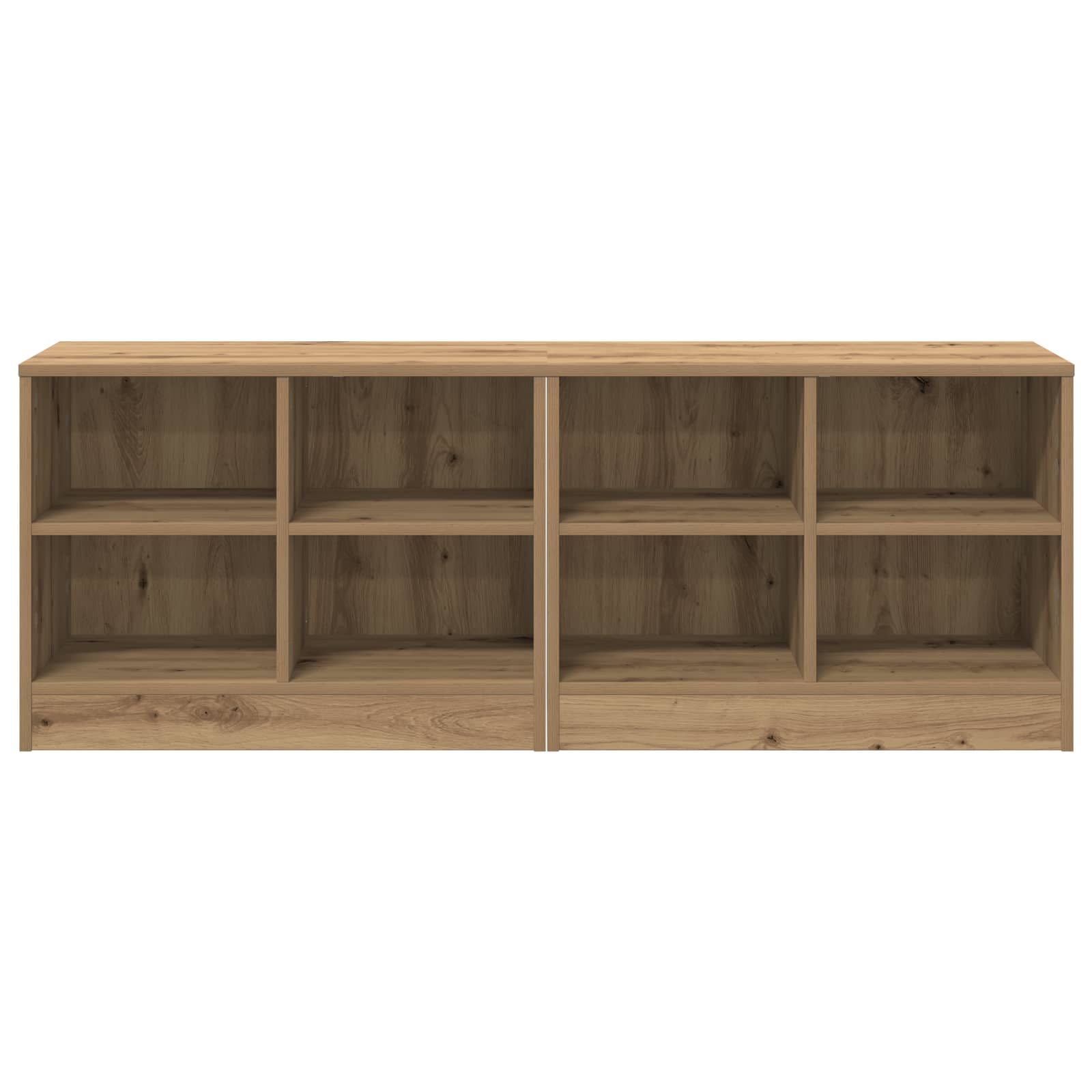 Armoire de lit 2 pcs Chêne artisanal 66 x 33 x 48 cm - XIOS