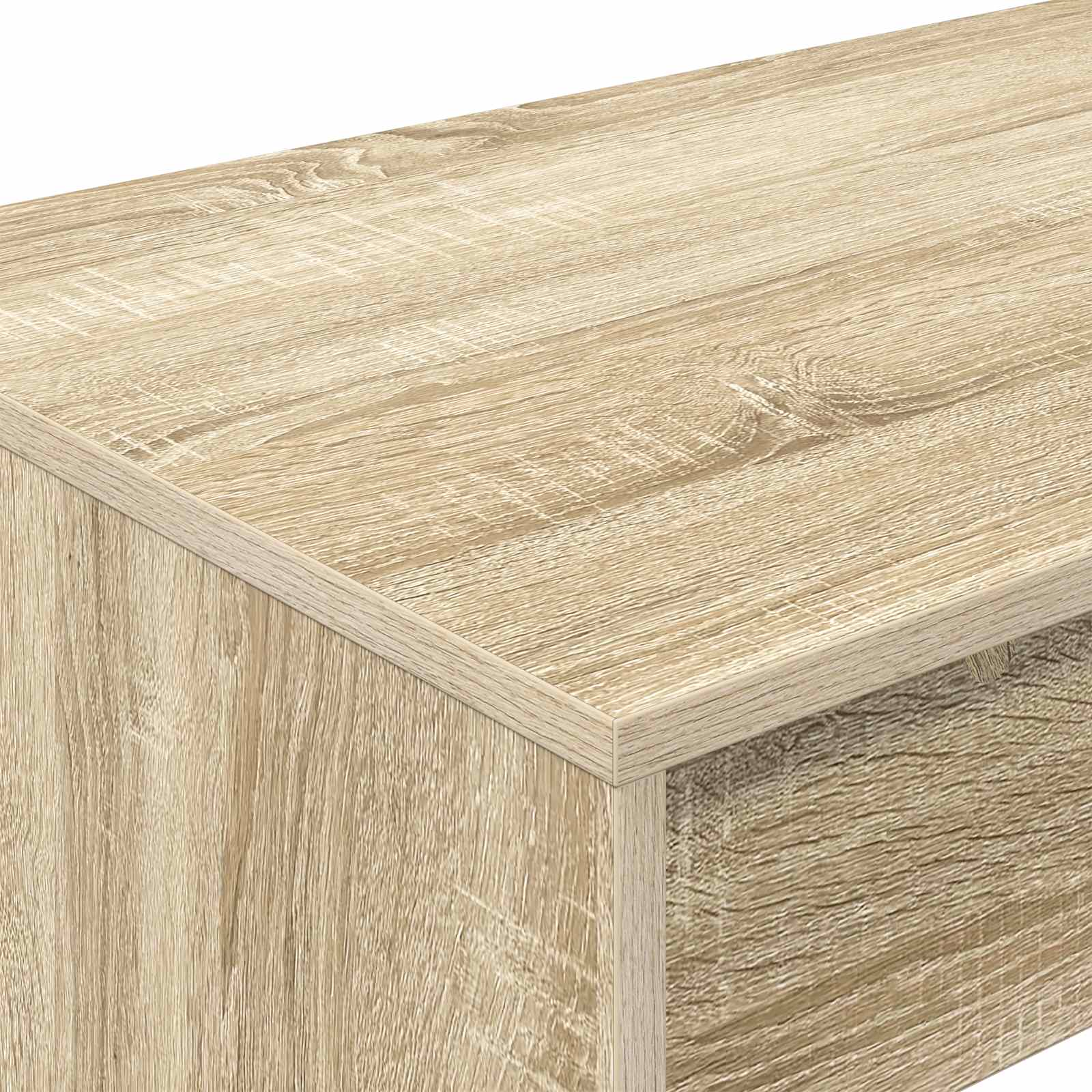Bureau de lit Chêne Sonoma 100 x 45 x 75 cm Bois d'ingénierie - XIOS