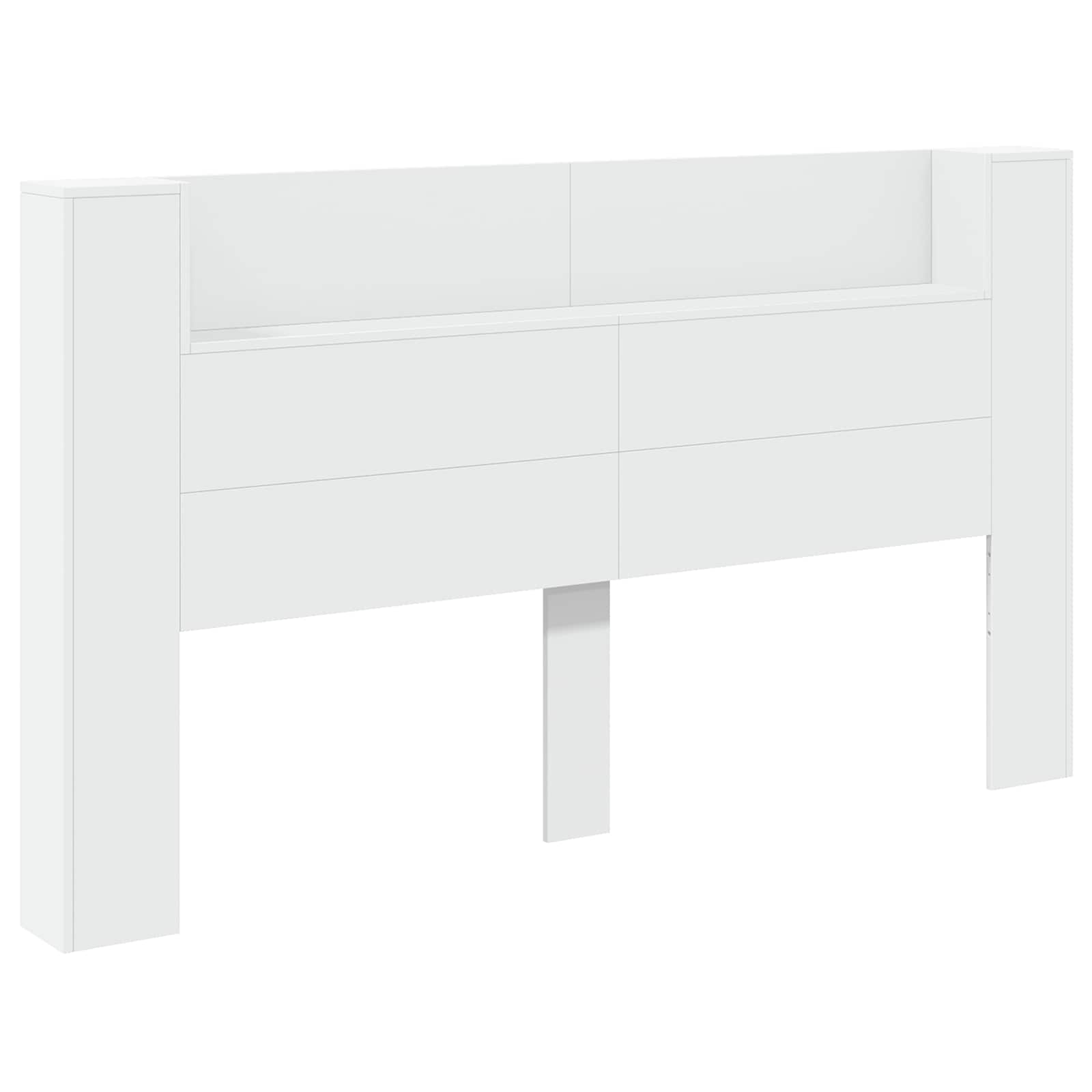 Armoire de Tête de Lit avec LED Blanc 180 x 16,5 x 103,5 cm - XIOS