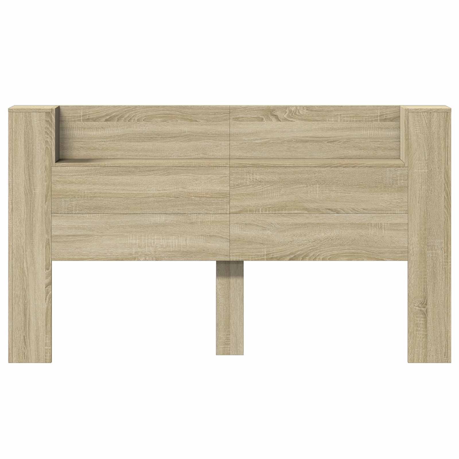 Cabinet de Tête de Lit avec LED Sonoma 180 x 16,5 x 103,5 cm