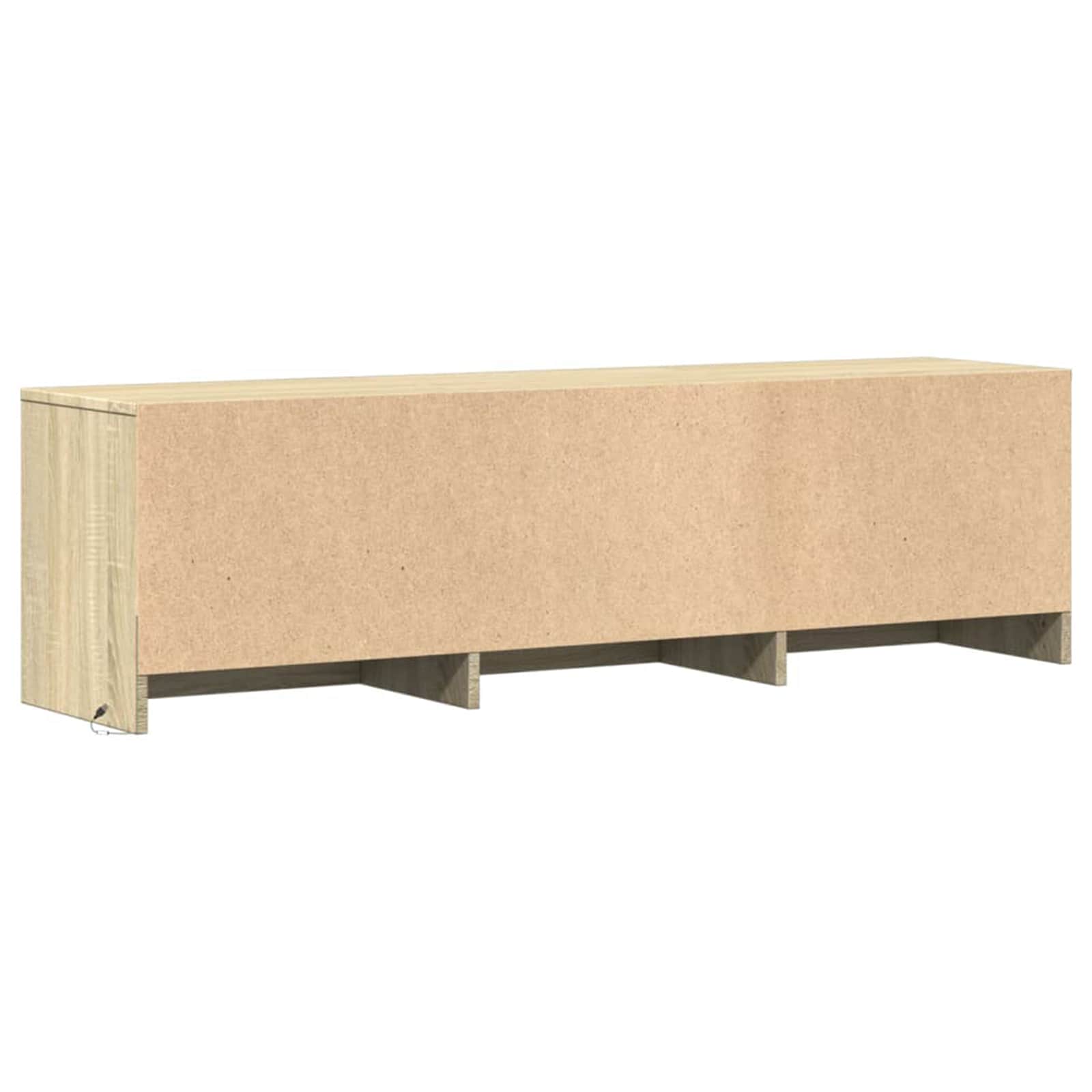 Meuble TV avec LED Sonoma 140 x 34 x 40 cm Bois d'ingénierie