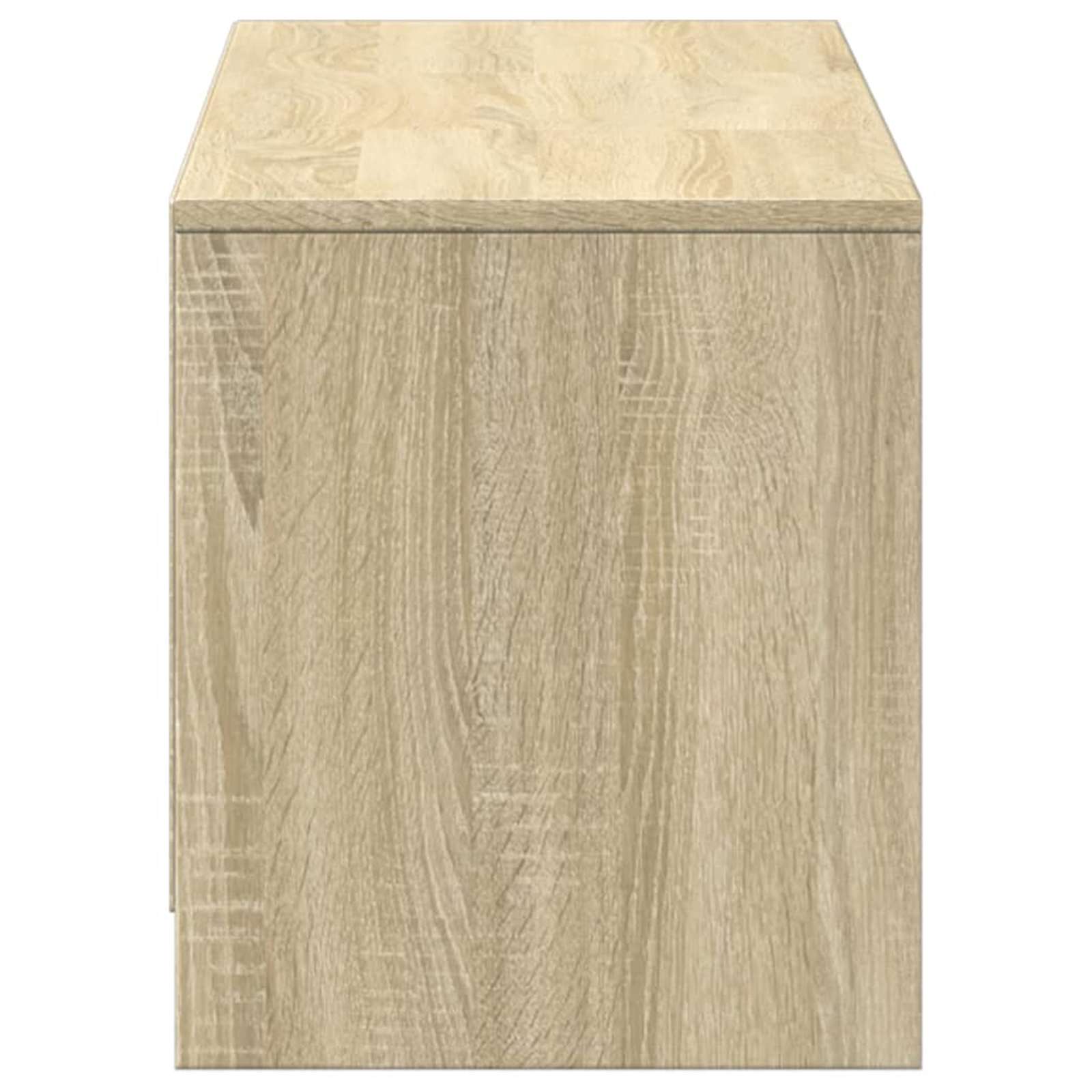 Meuble TV avec LED Sonoma 140 x 34 x 40 cm Bois d'ingénierie