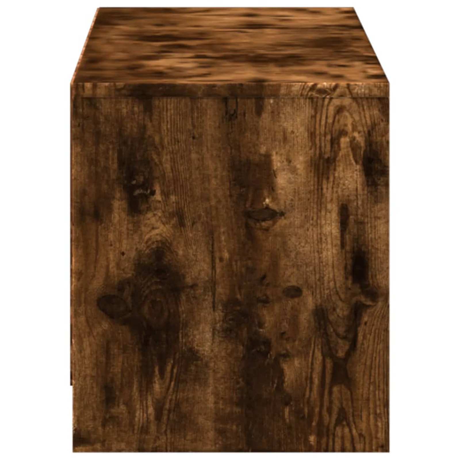 Meuble TV Chêne fumé 140 x 34 x 40 cm Bois d'ingénierie