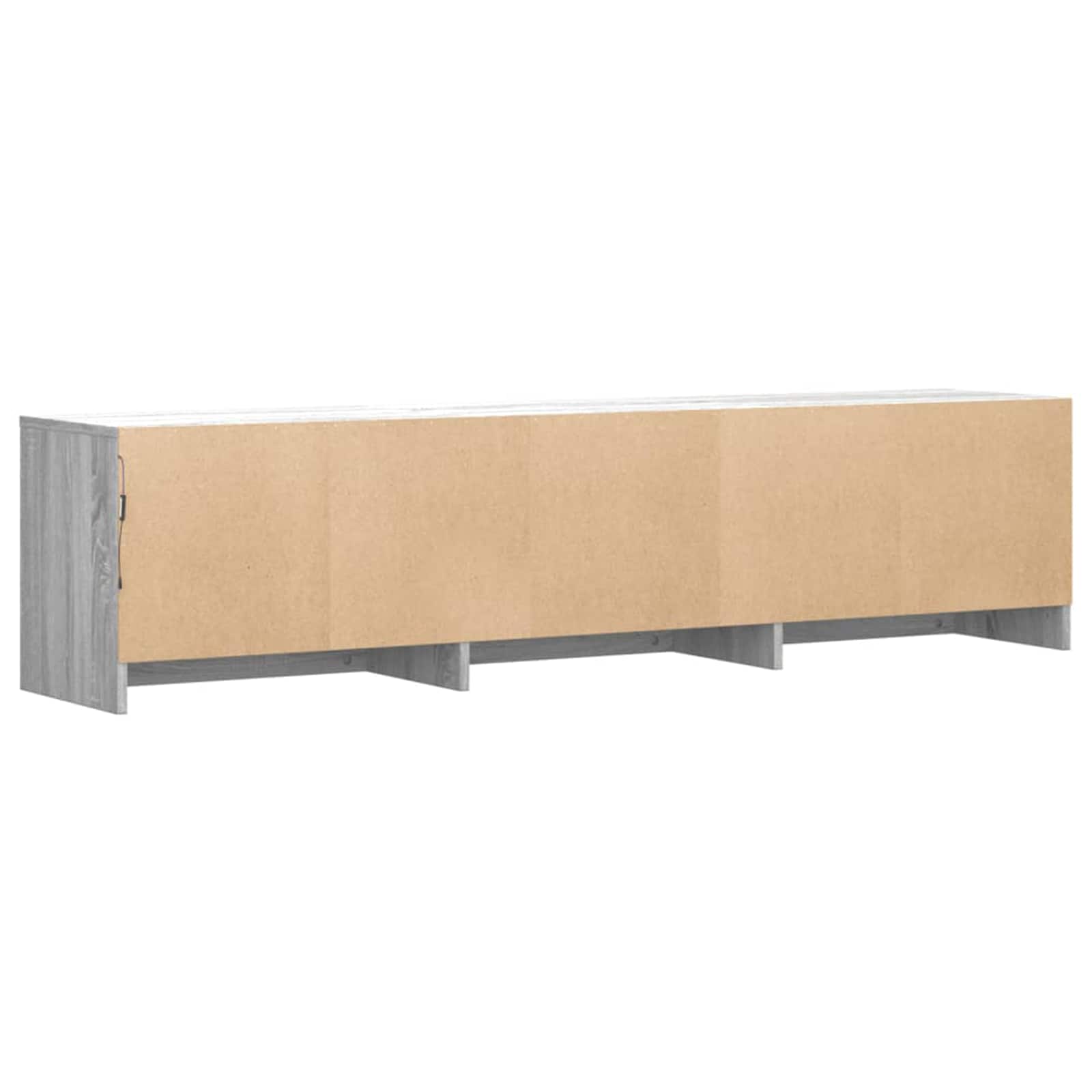 Meuble TV Gris Sonoma 165 x 34 x 40 cm Bois d'ingénierie