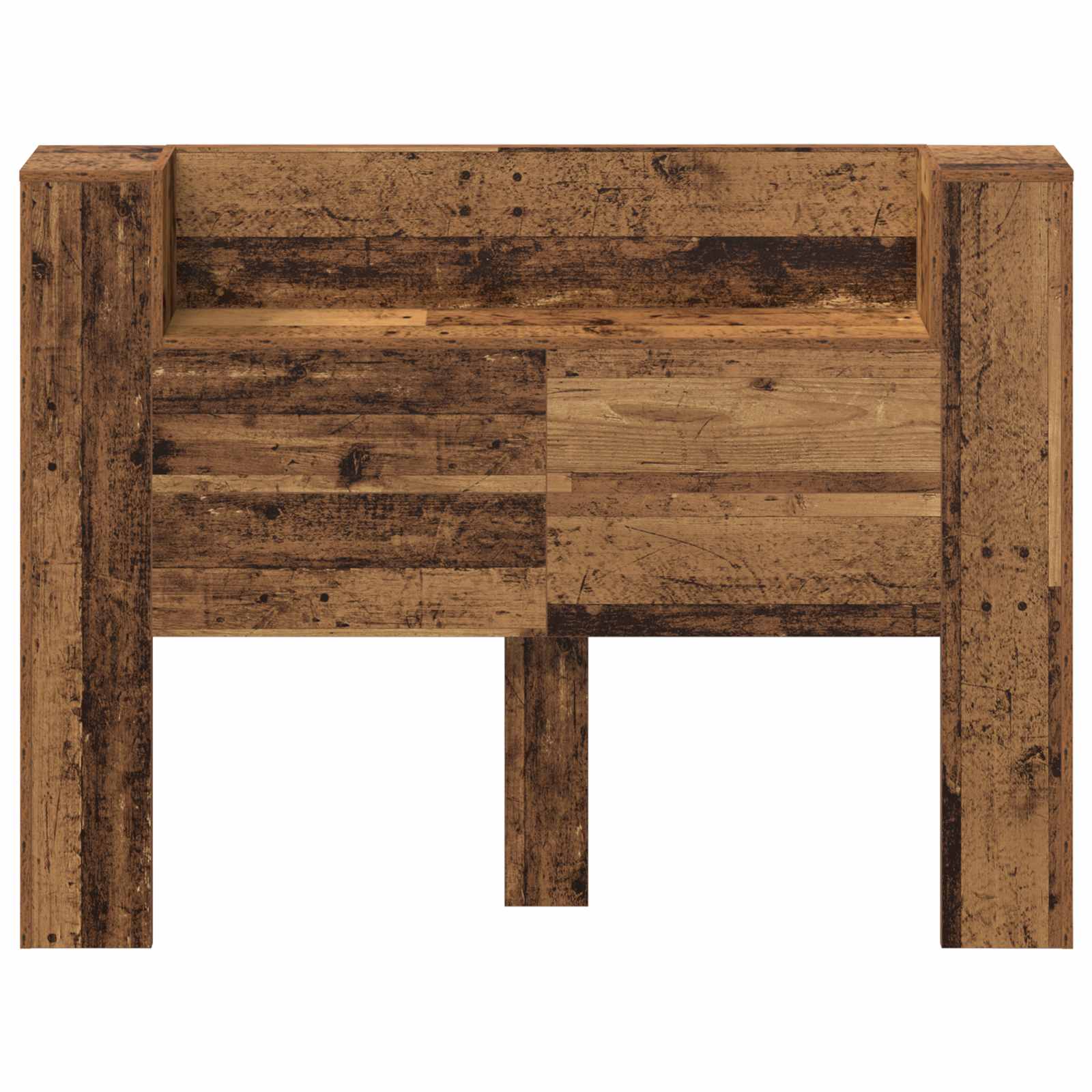 Cabinet de Tête de Lit avec LED Bois ancien Bois d'ingénierie - XIOS