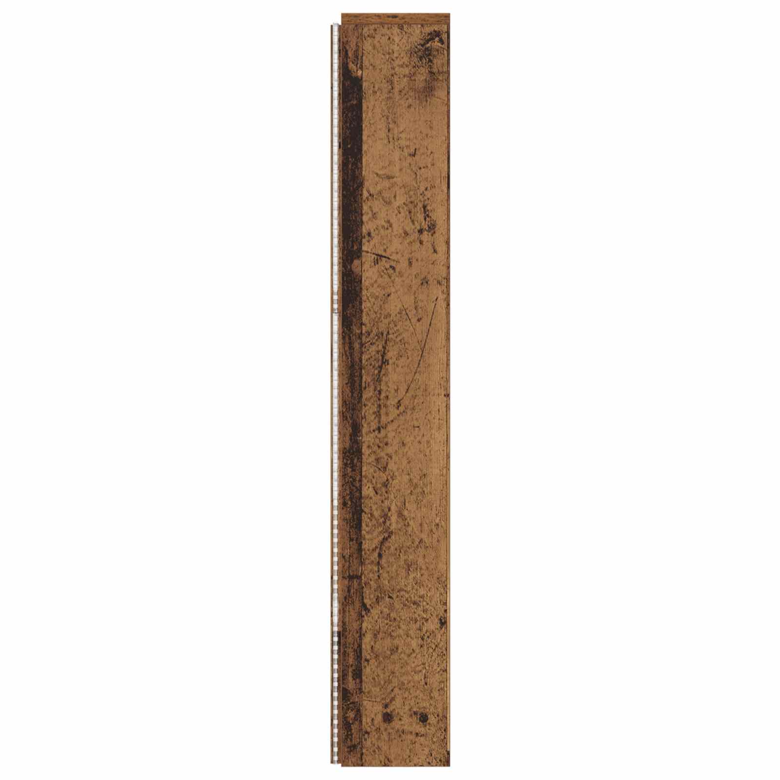 Cabinet de Tête de Lit avec LED Bois ancien Bois d'ingénierie - XIOS