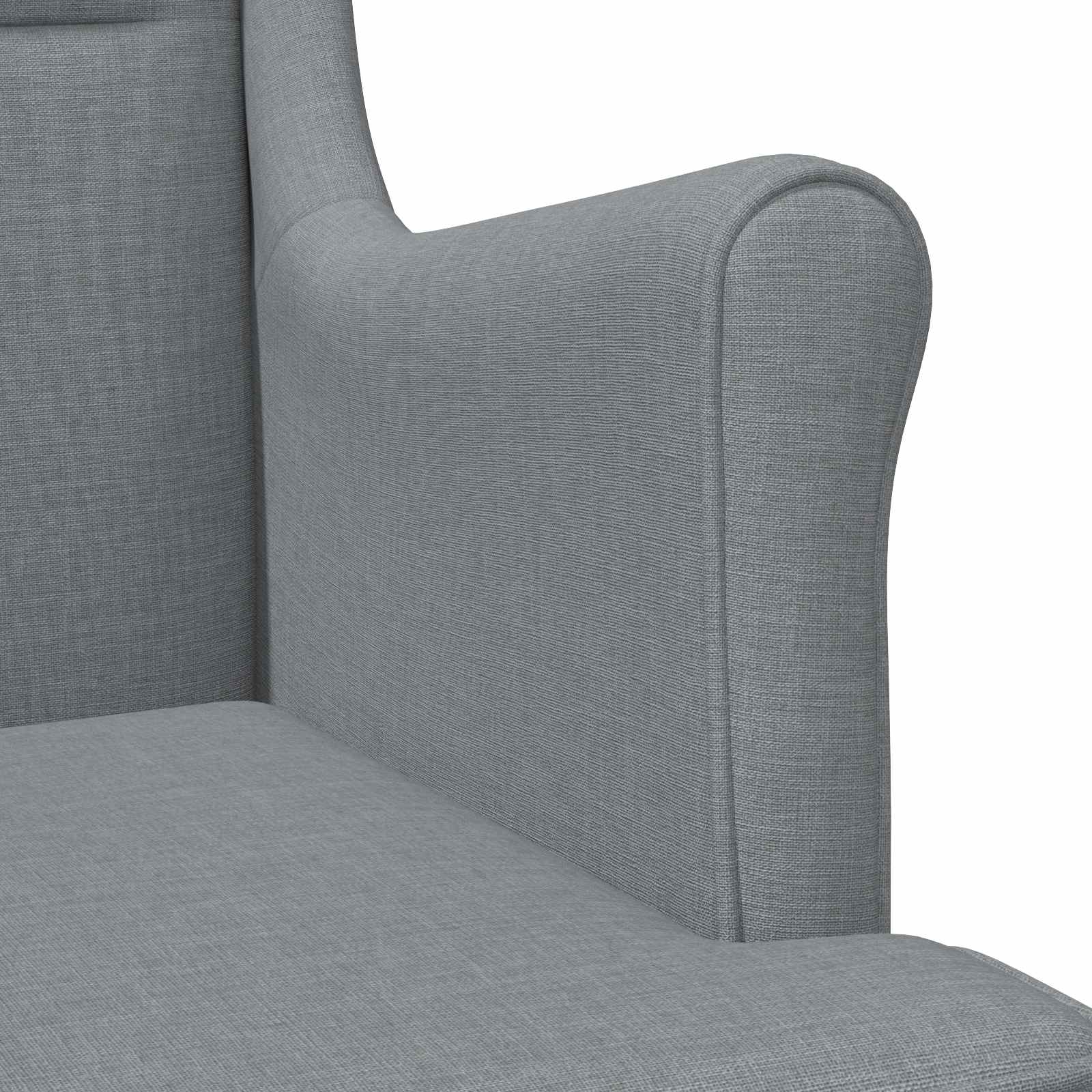 fauteuil Gris clair tissu - XIOS