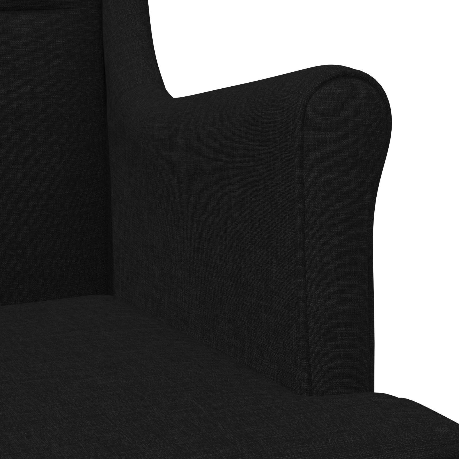fauteuil Noir tissu - XIOS