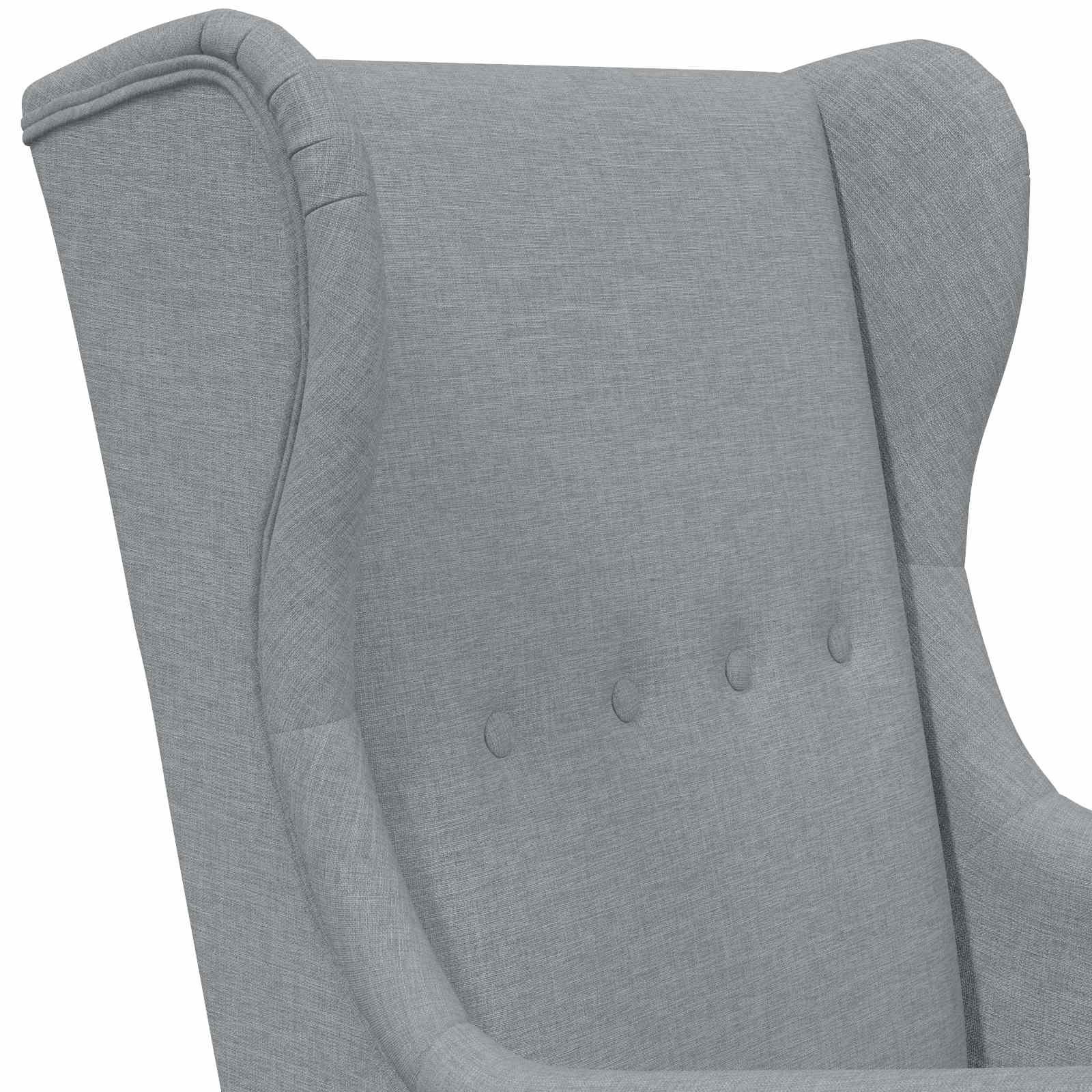 fauteuil Gris clair tissu - XIOS