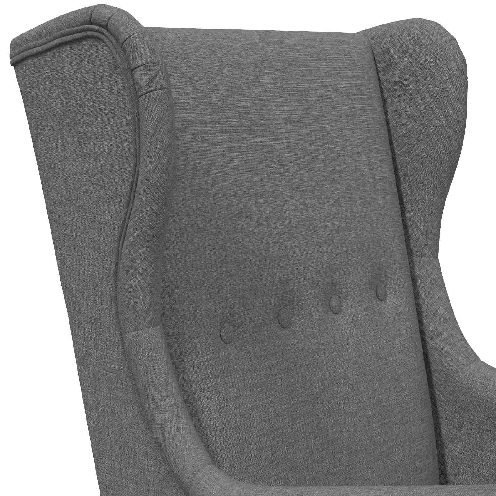 fauteuil Gris foncé tissu - XIOS