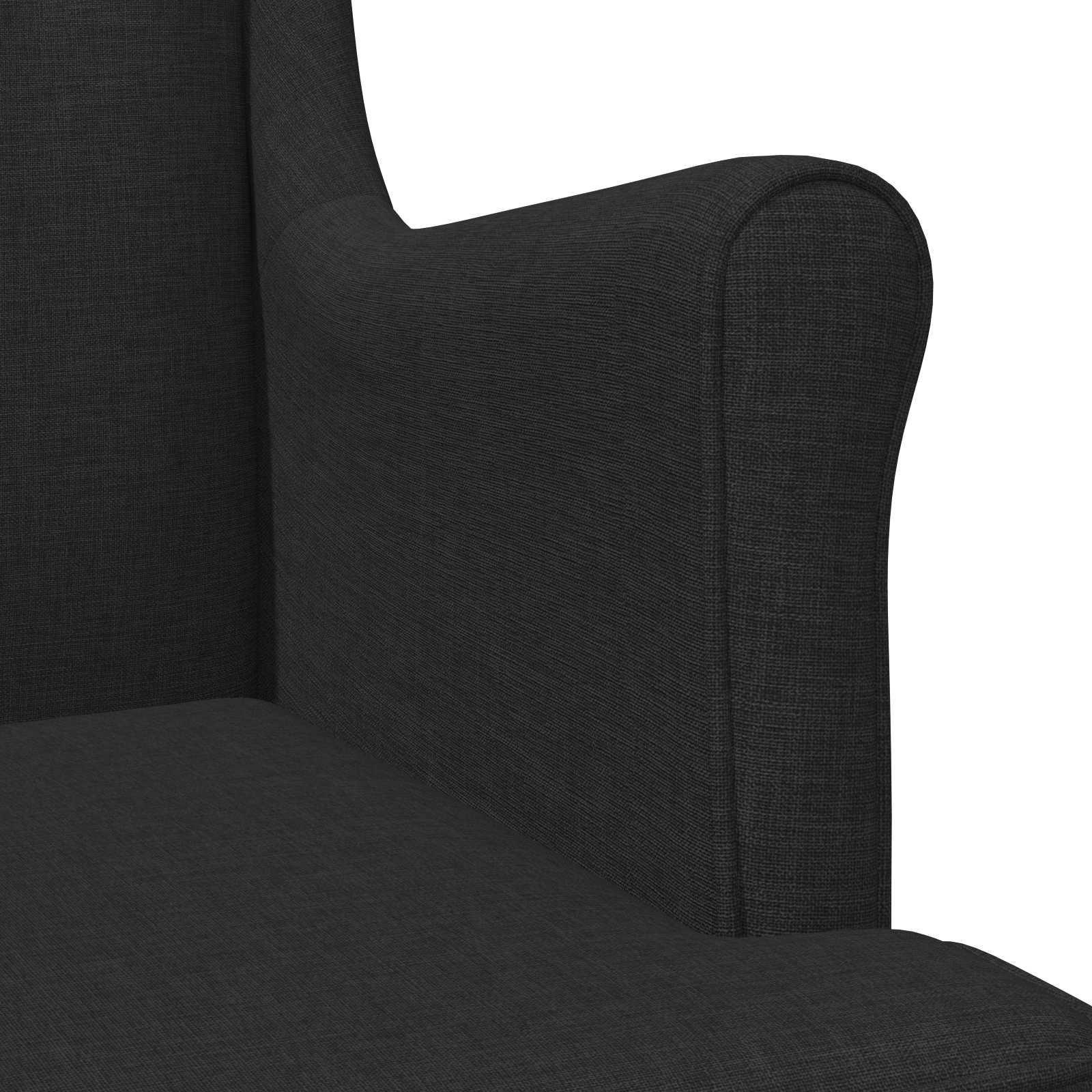fauteuil Noir tissu - XIOS