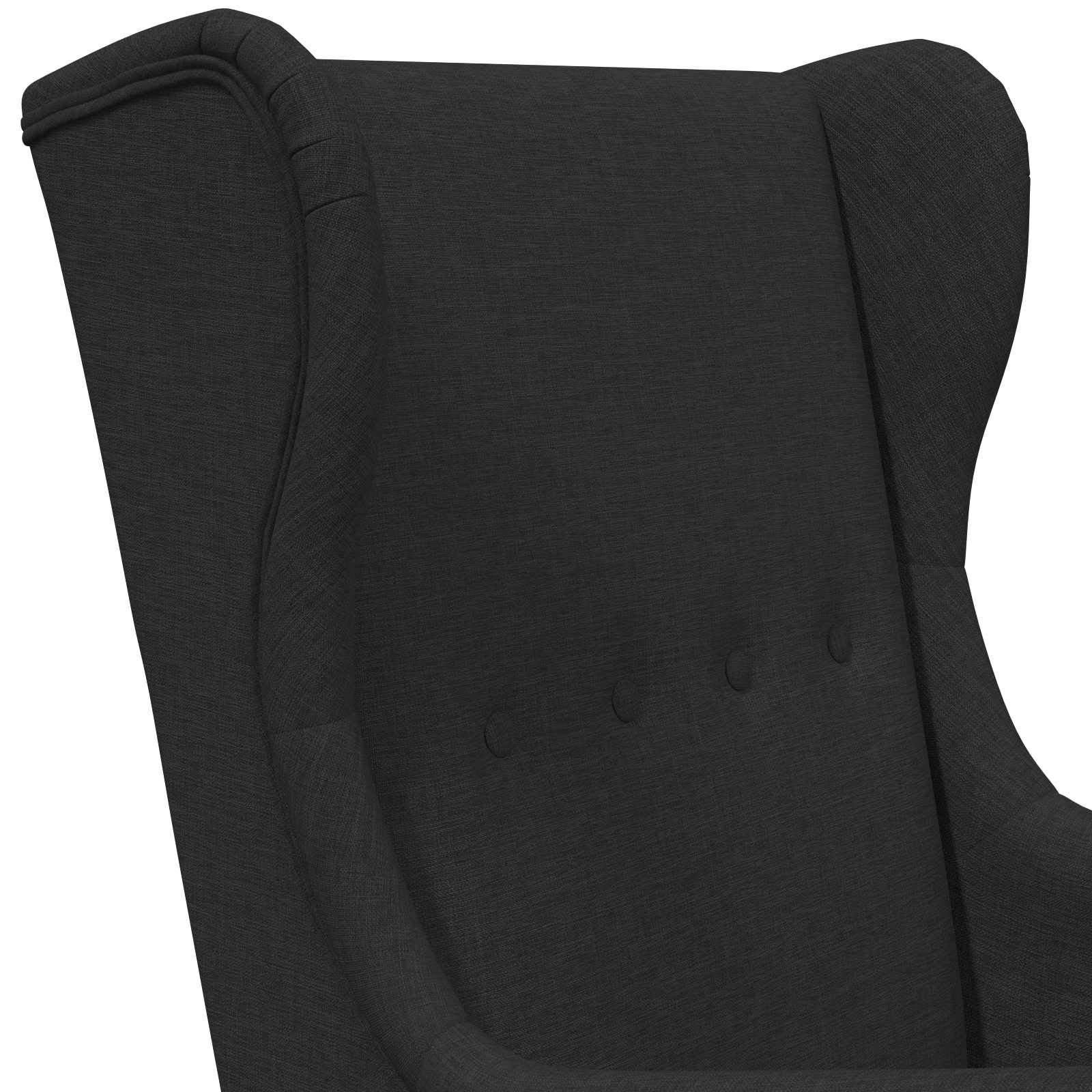 fauteuil Noir tissu - XIOS