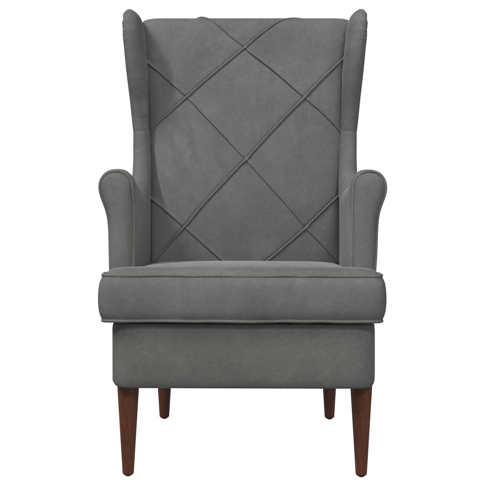 fauteuil Gris foncé Velours - XIOS