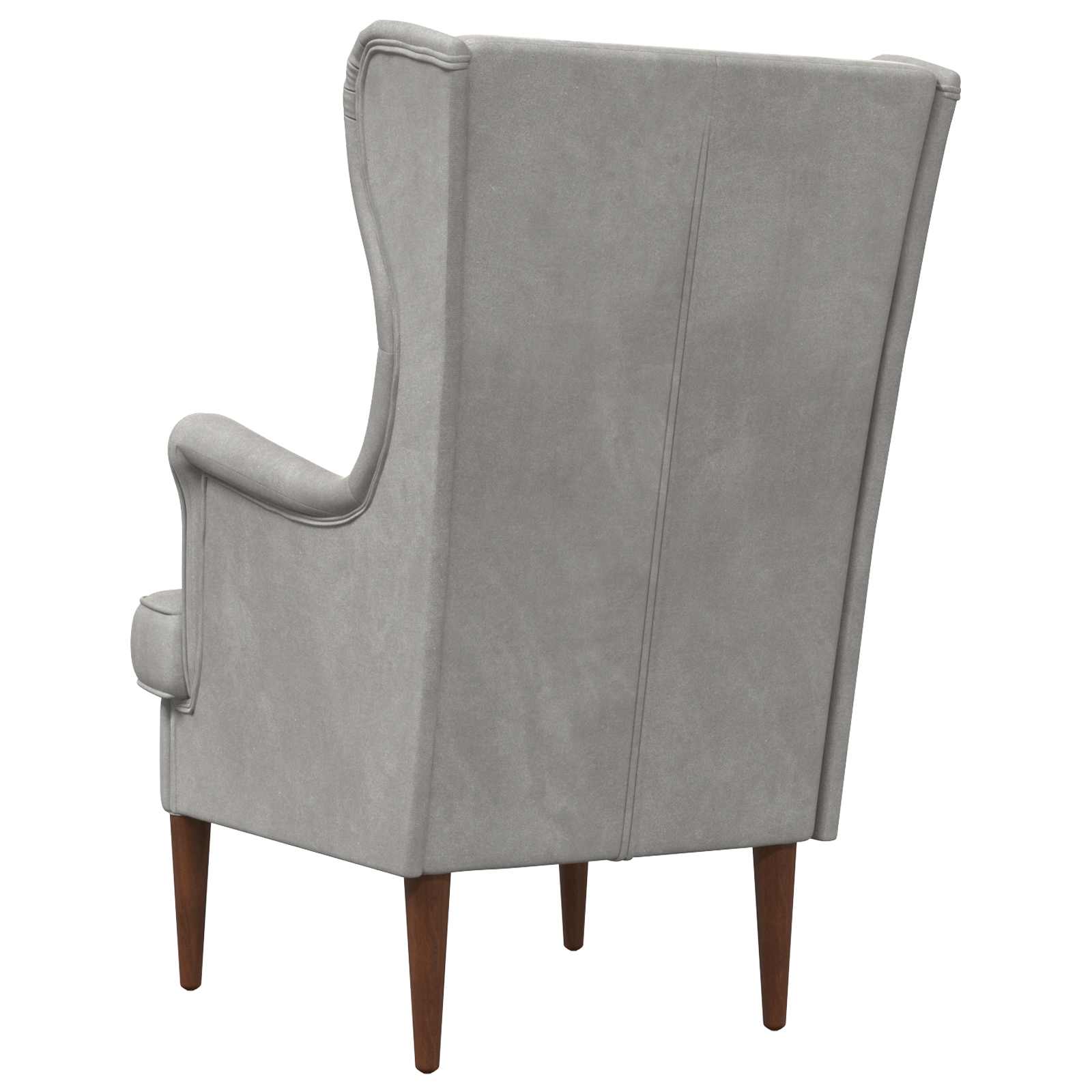 fauteuil Gris clair Velours - XIOS