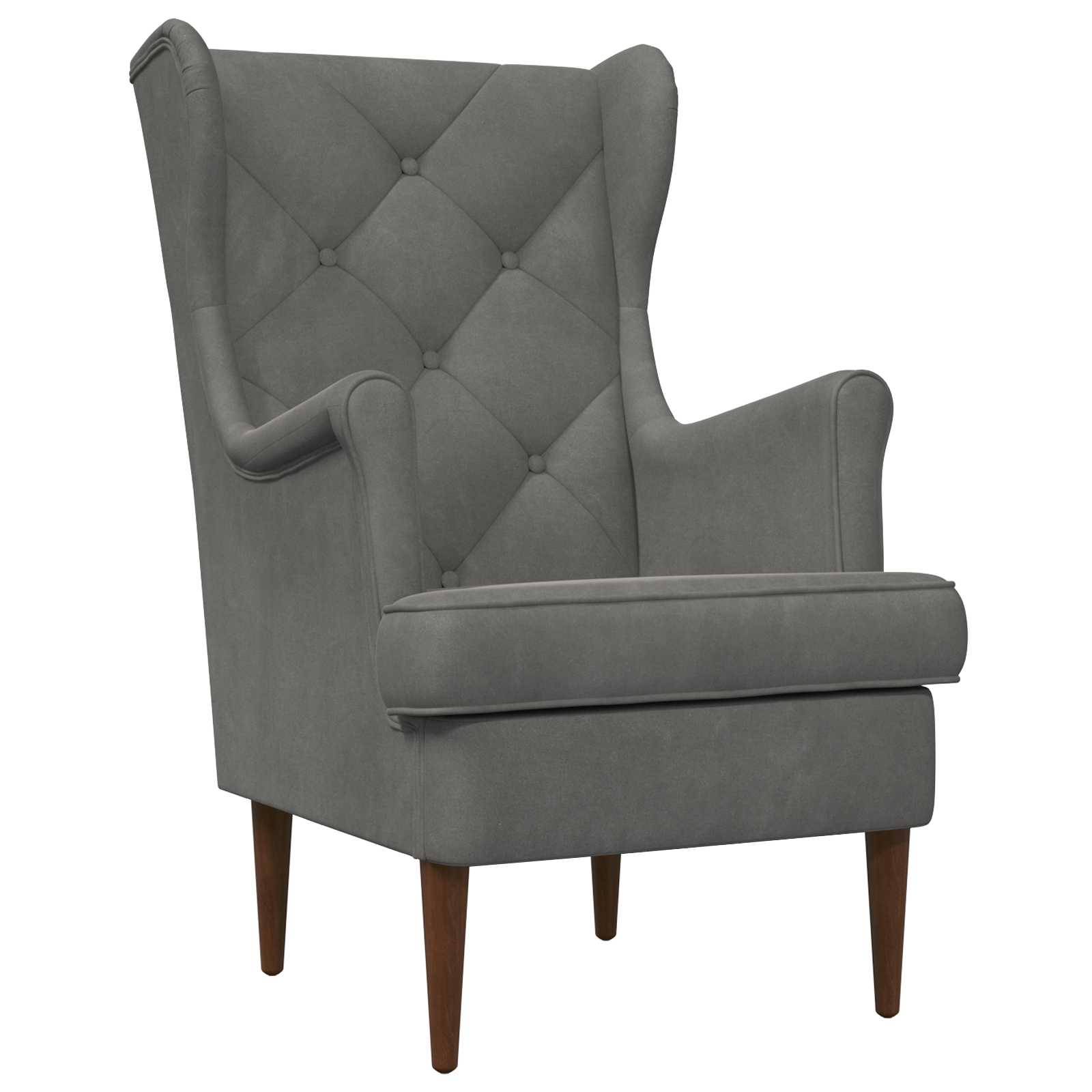 fauteuil Gris foncé Velours - XIOS