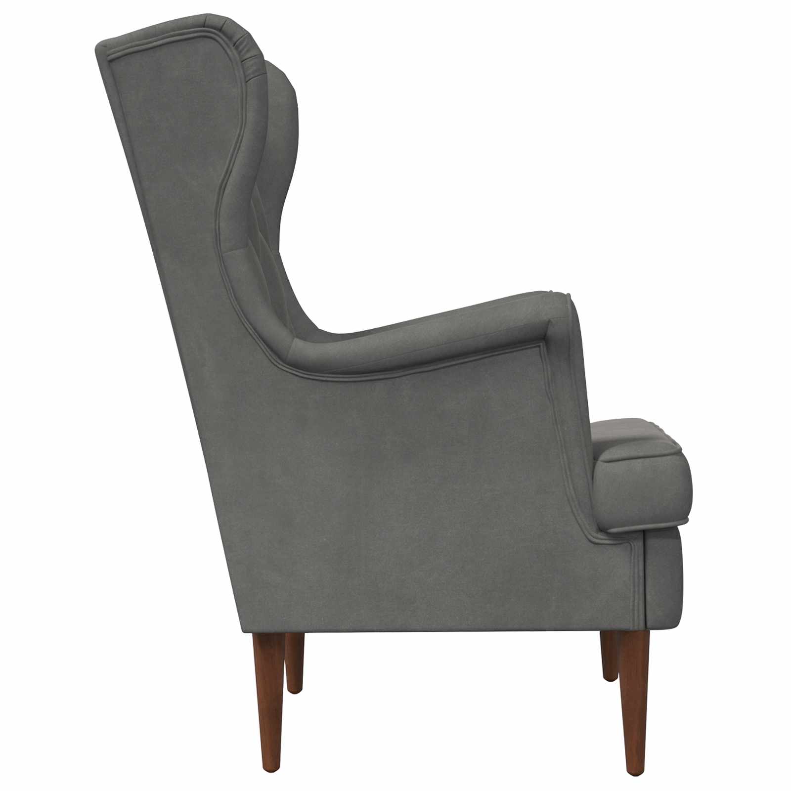 fauteuil Gris foncé Velours - XIOS