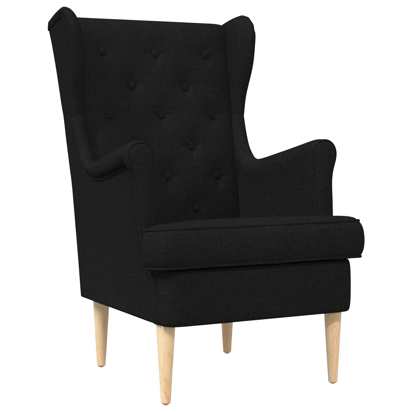 fauteuil Noir tissu - XIOS